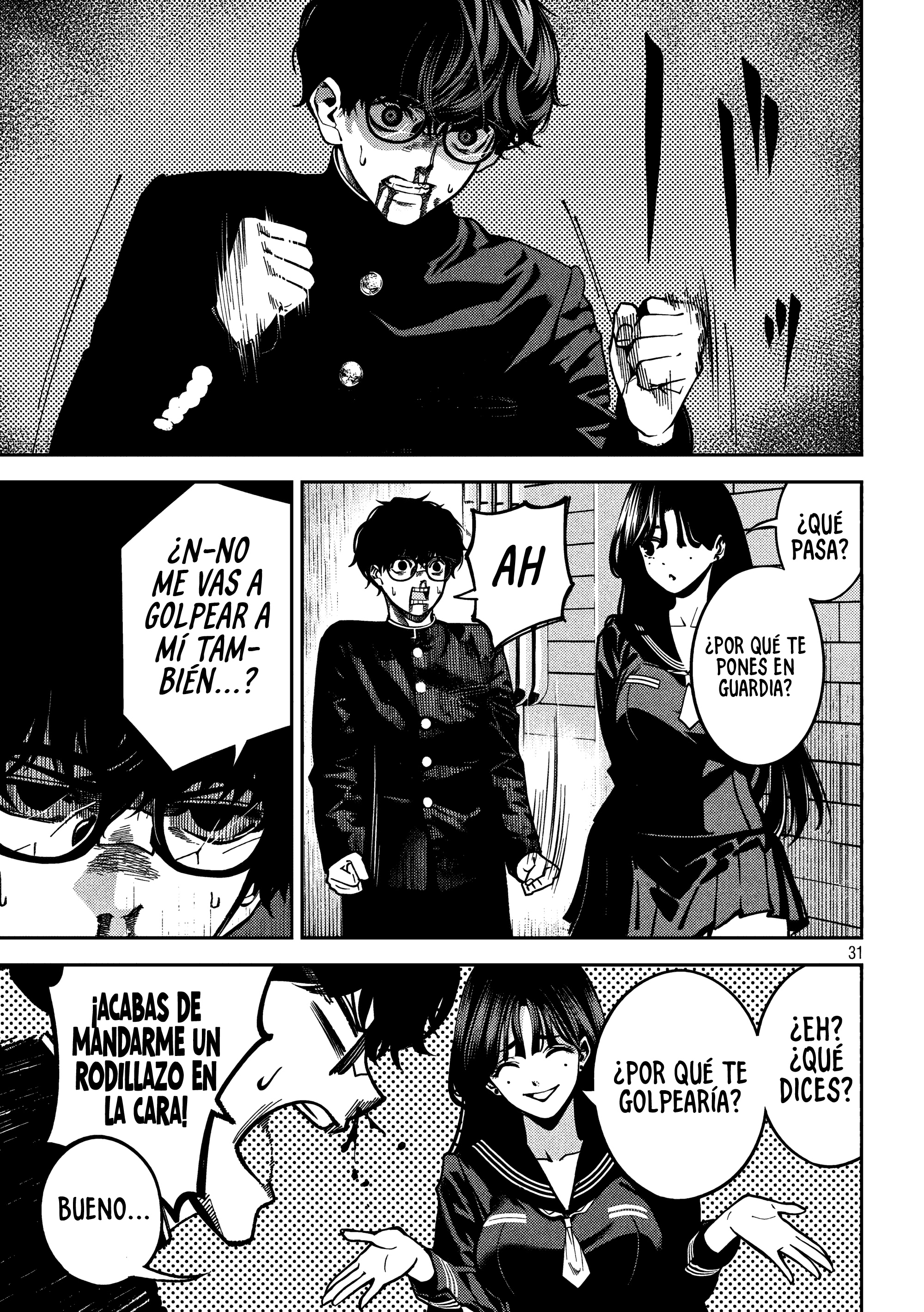 Bouryoku Banzai Capitulo 2: Una chica antisocial página 31