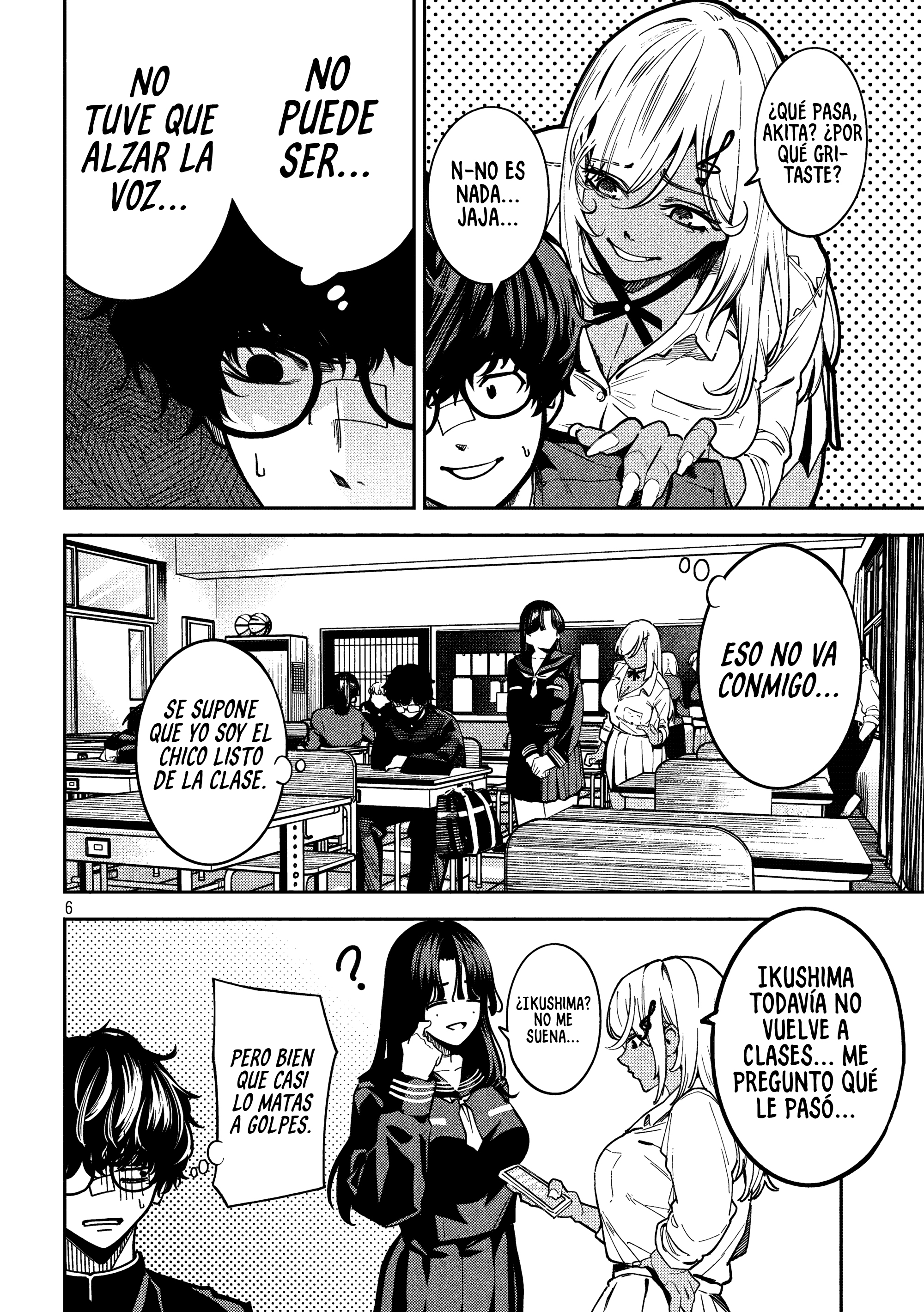 Bouryoku Banzai Capitulo 2: Una chica antisocial página 6