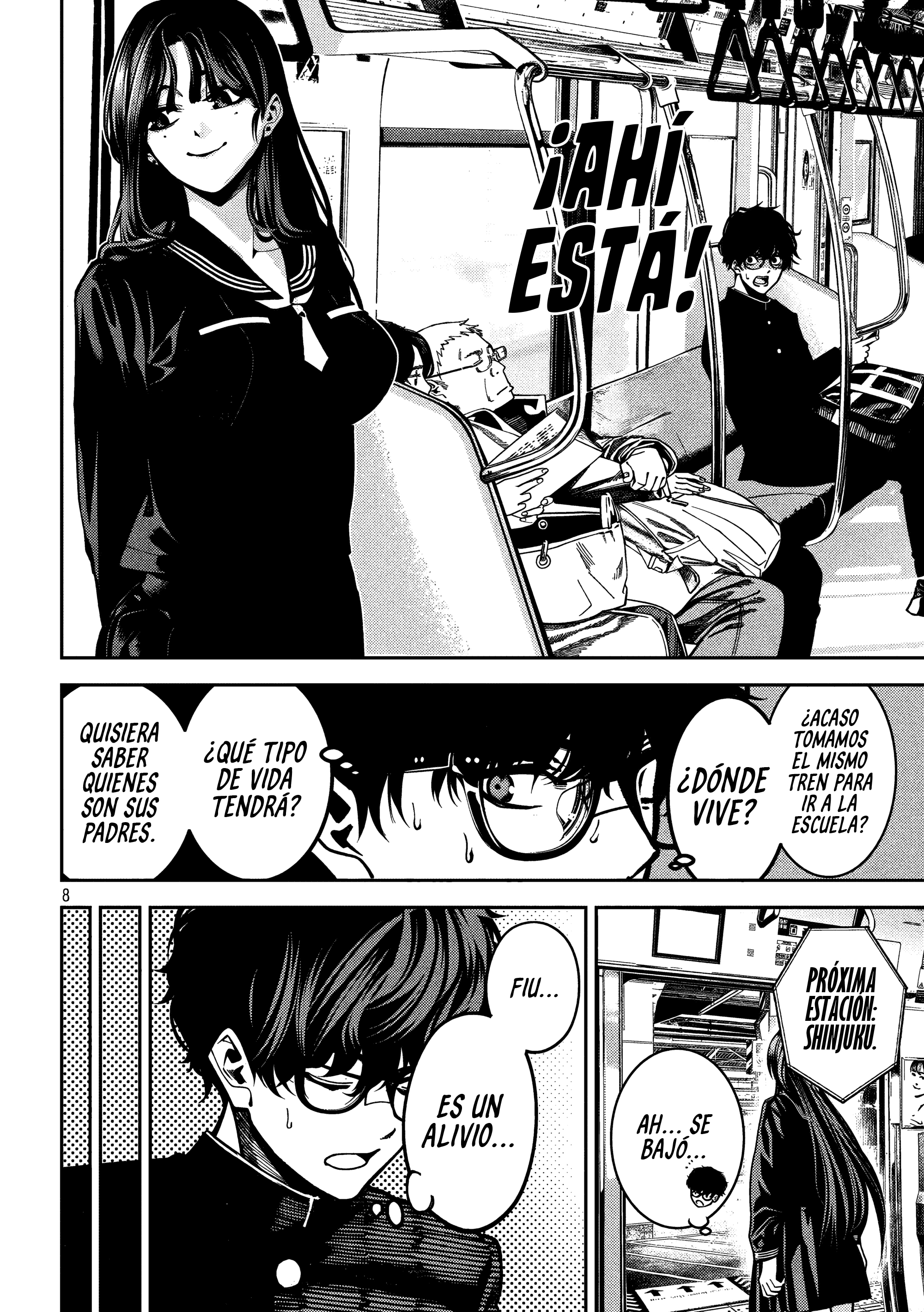 Bouryoku Banzai Capitulo 2: Una chica antisocial página 8