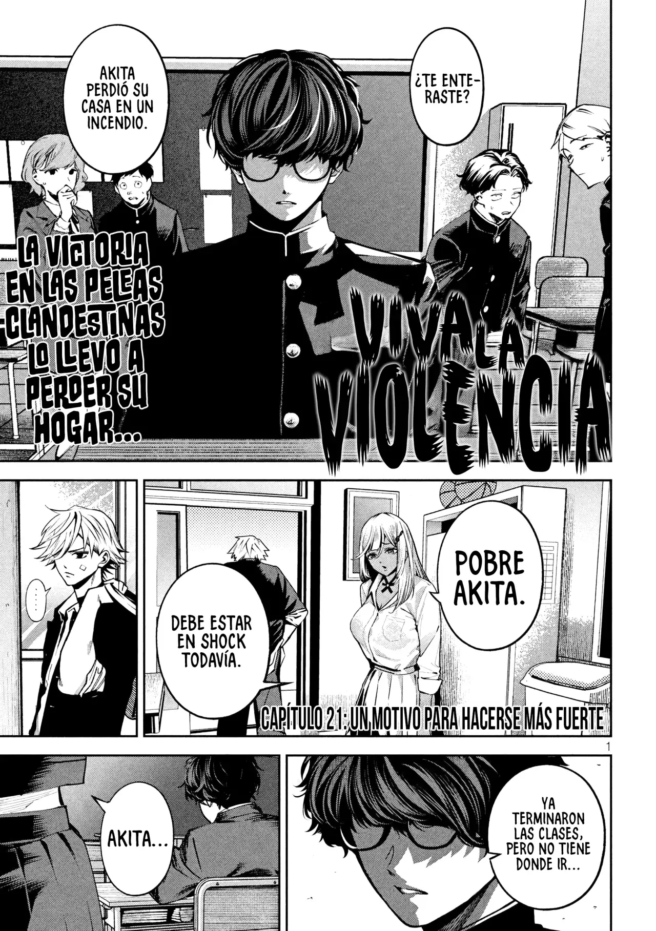 Bouryoku Banzai Capitulo 21: Un motivo para hacerme más fuerte página 4