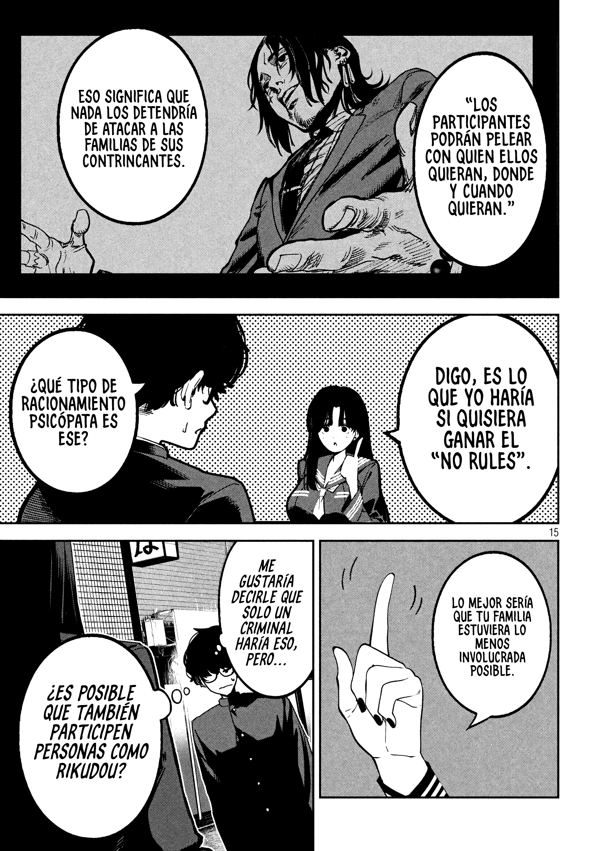 Bouryoku Banzai Capitulo 22 página 18