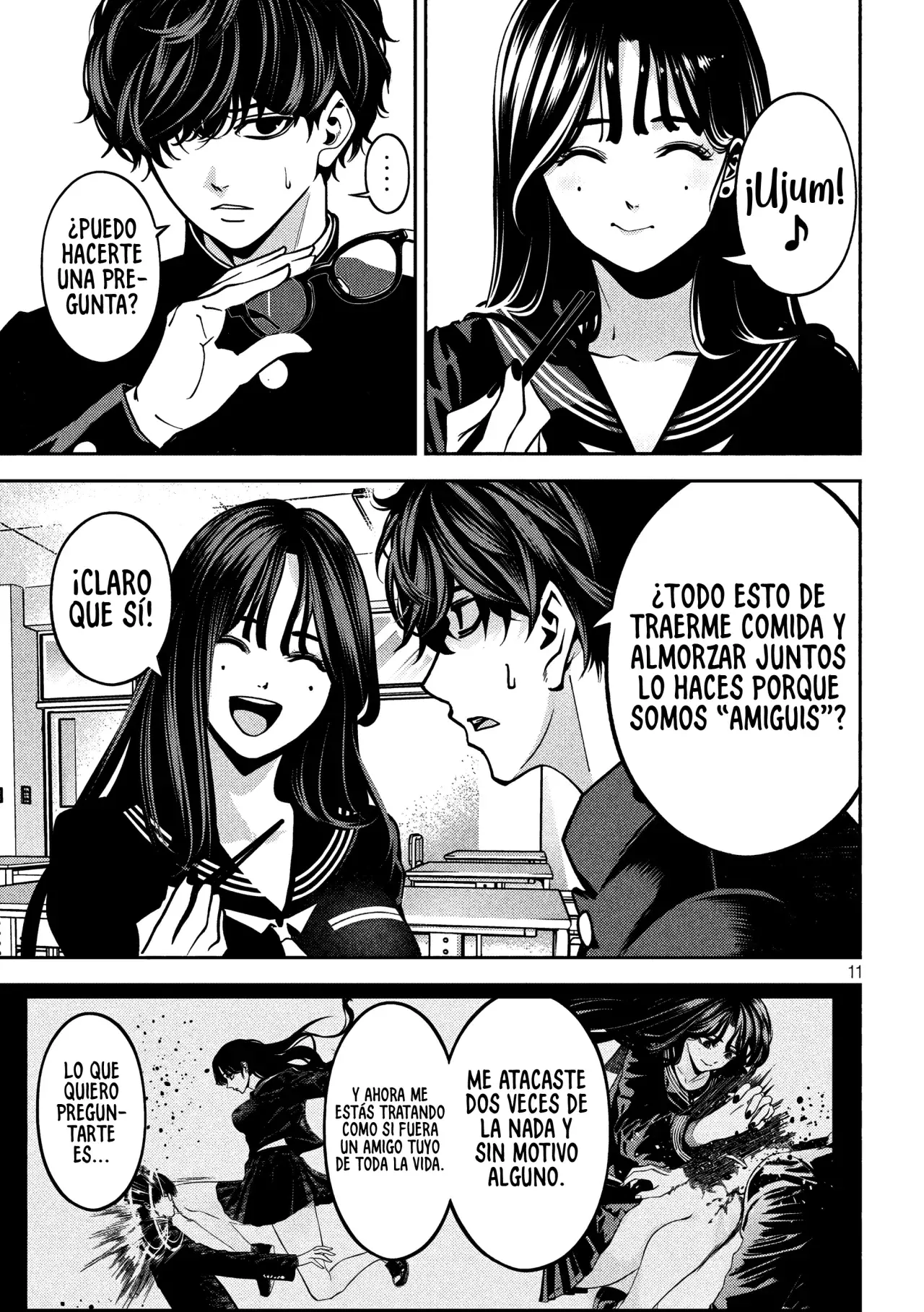 Bouryoku Banzai Capitulo 3: Violencia y amigos página 14