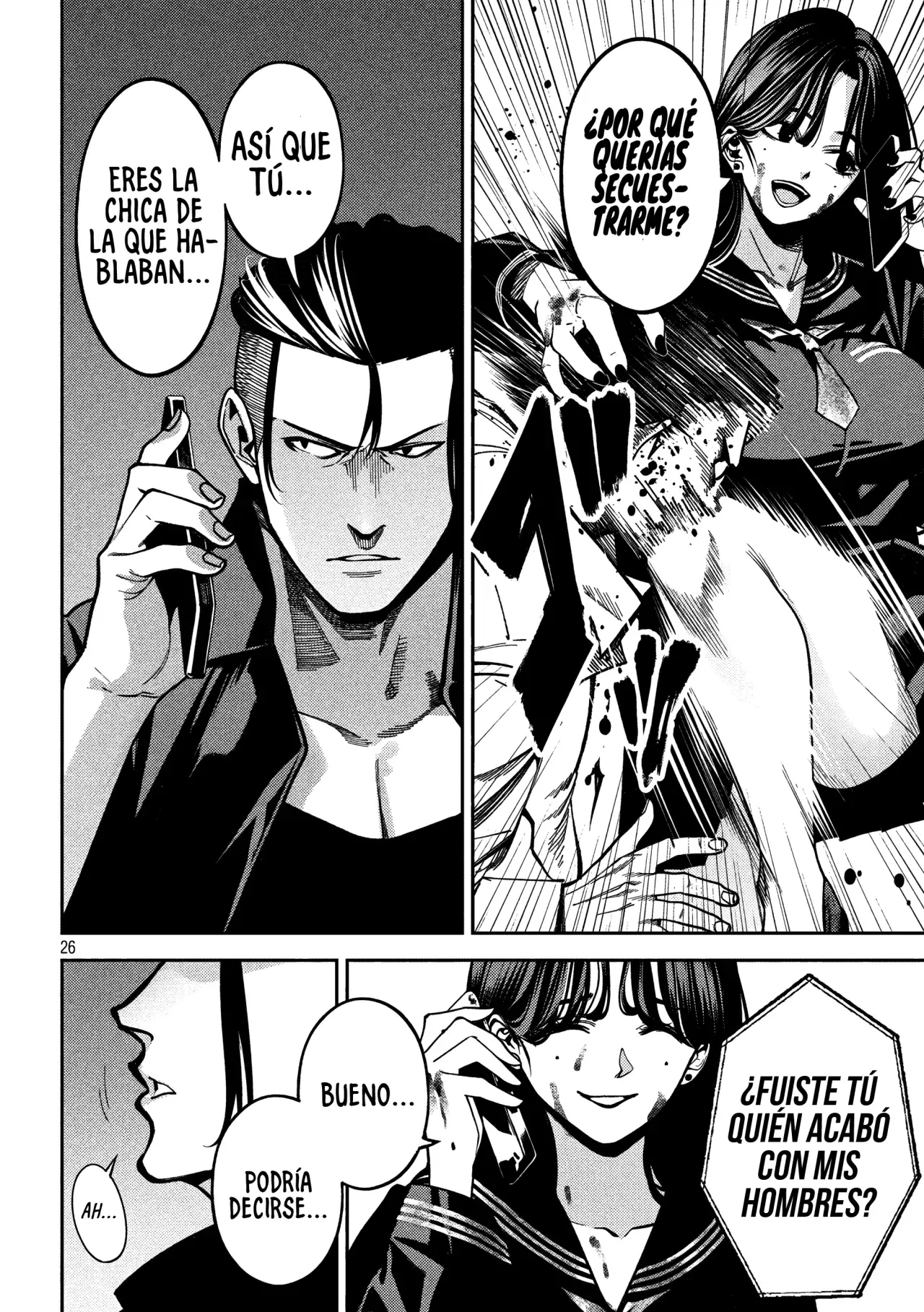 Bouryoku Banzai Capitulo 3: Violencia y amigos página 28