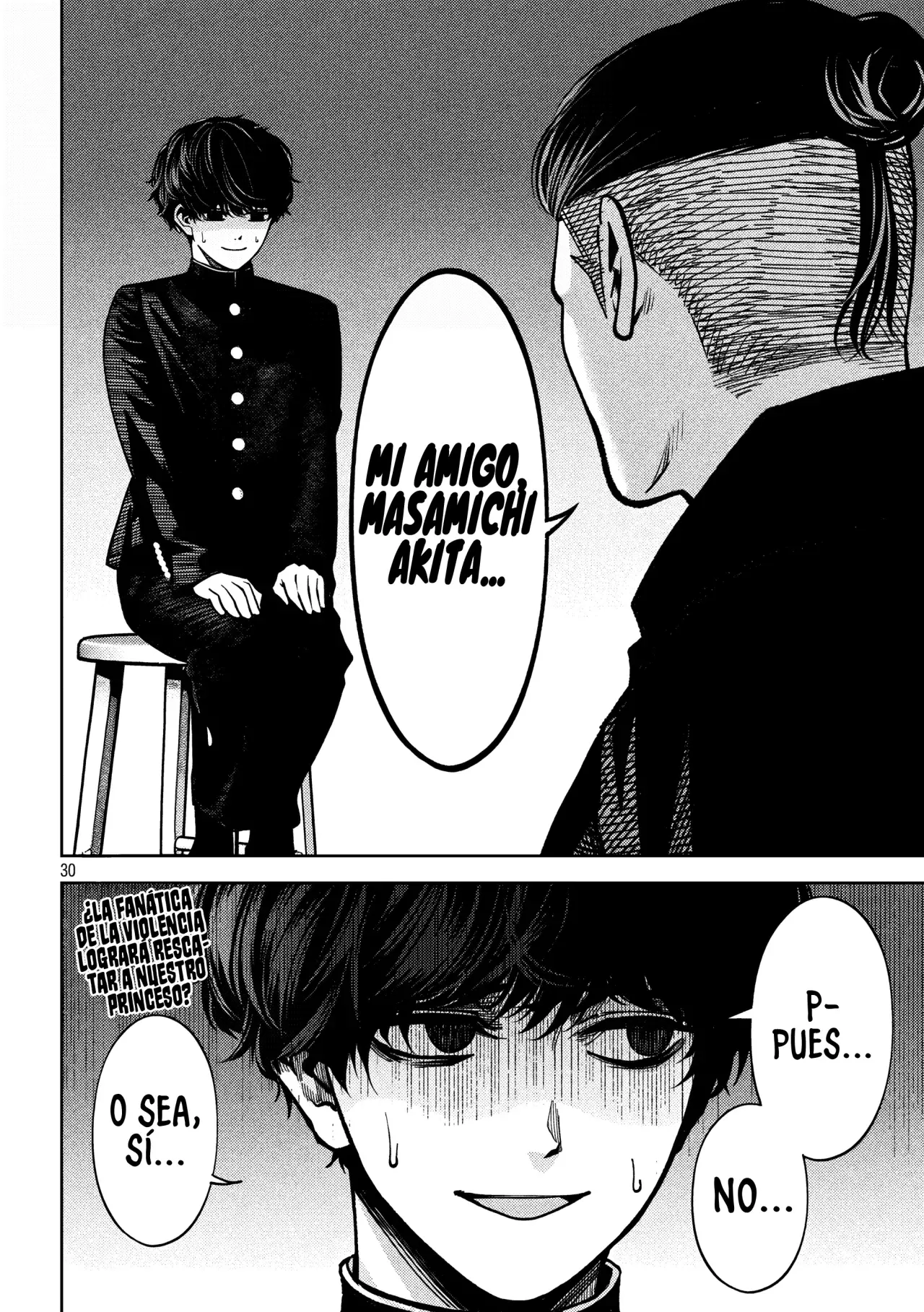 Bouryoku Banzai Capitulo 3: Violencia y amigos página 32