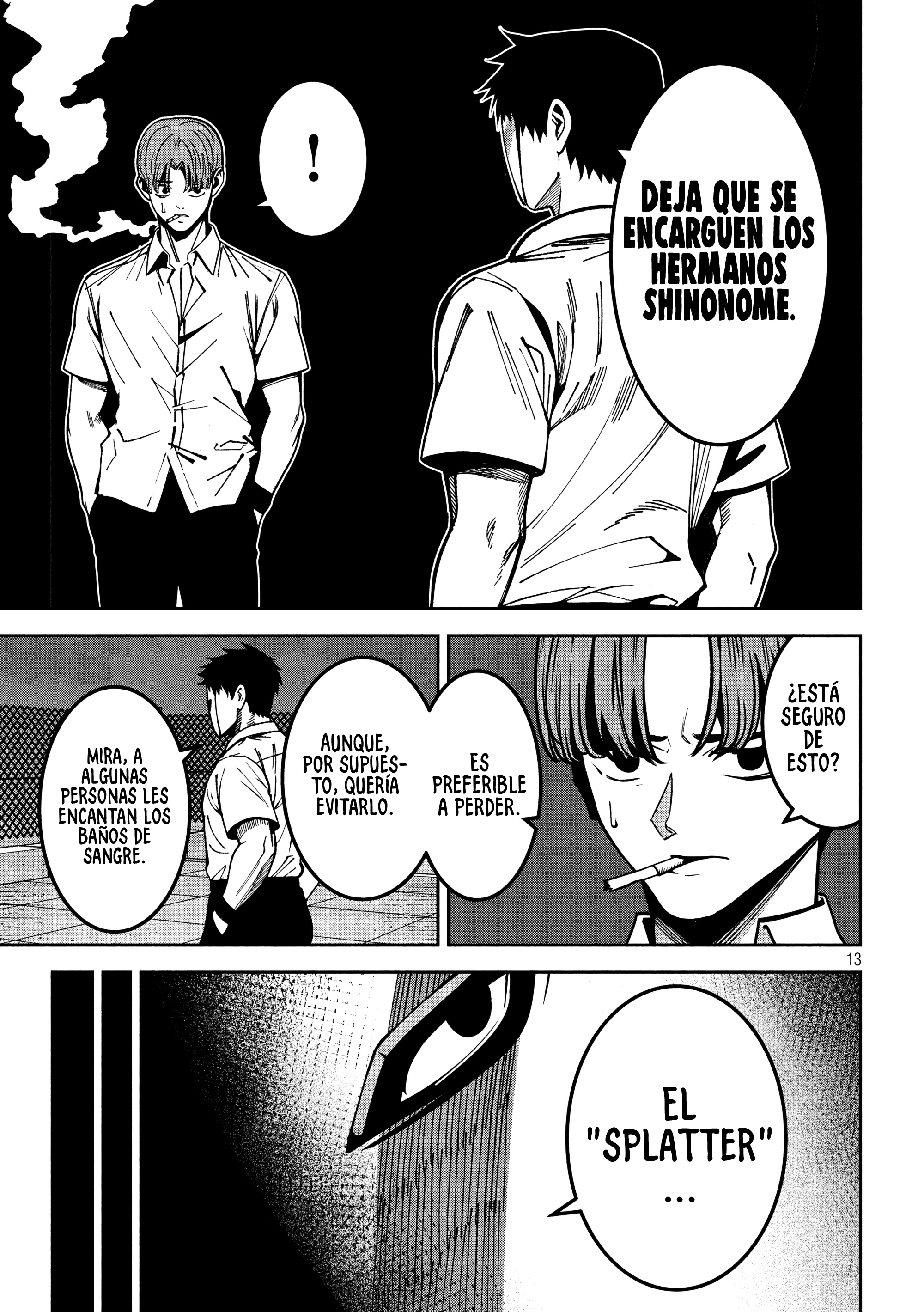 Bouryoku Banzai Capitulo 49 página 16