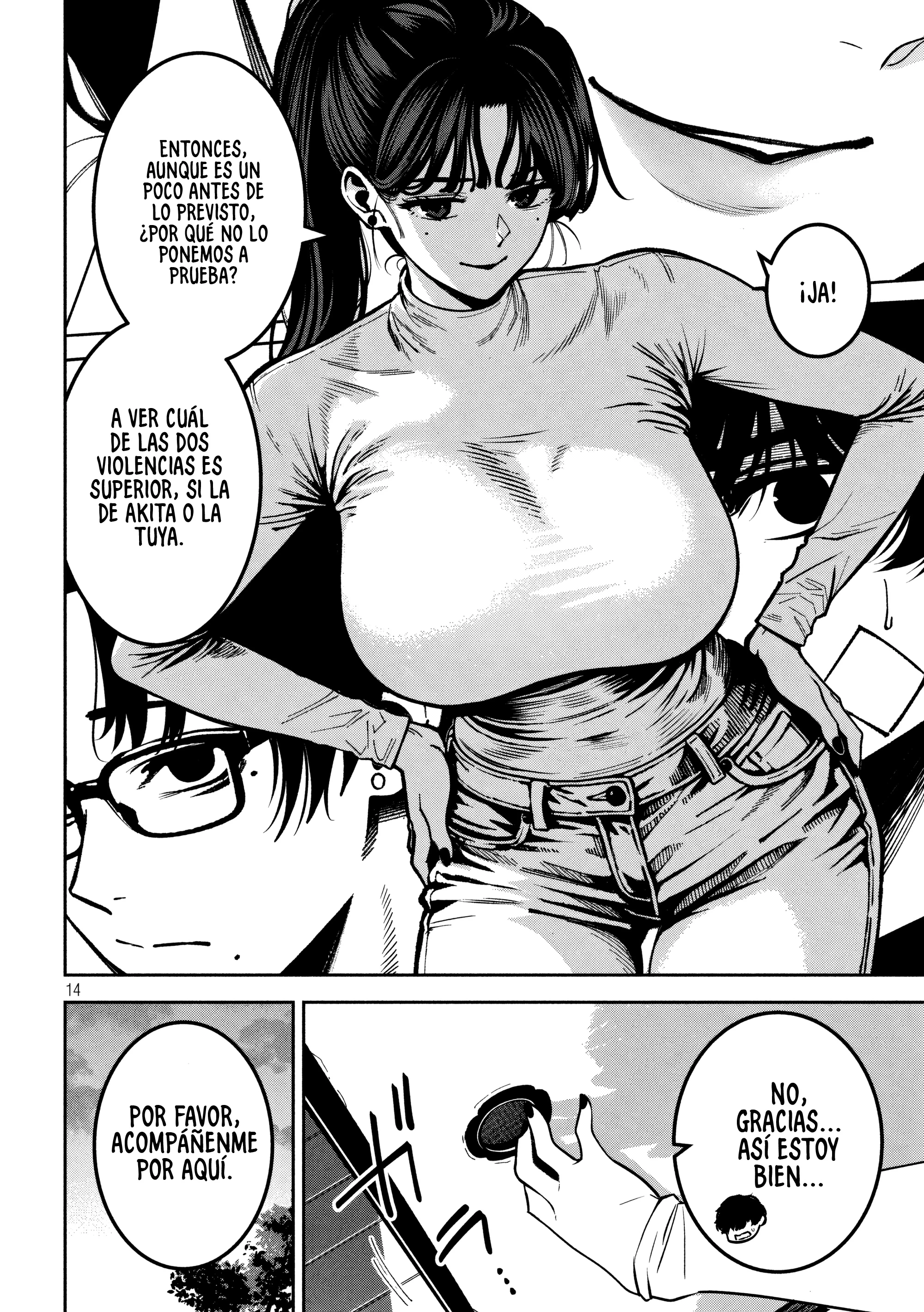 Bouryoku Banzai Capitulo 61 página 17
