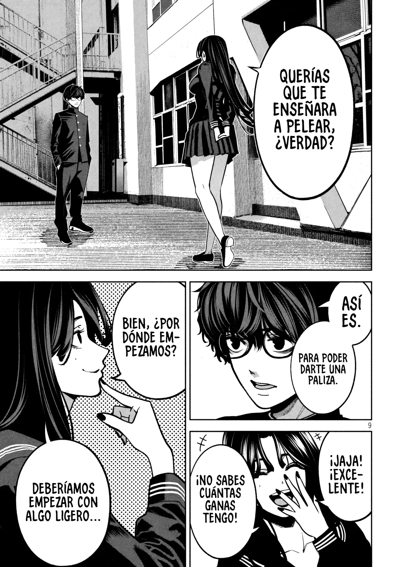 Bouryoku Banzai Capitulo 7: Maestra, alumno y técnica página 11