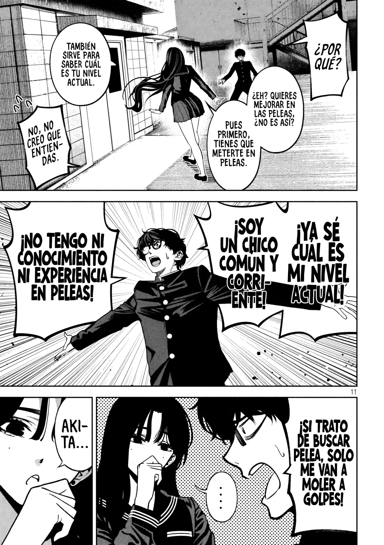 Bouryoku Banzai Capitulo 7: Maestra, alumno y técnica página 13