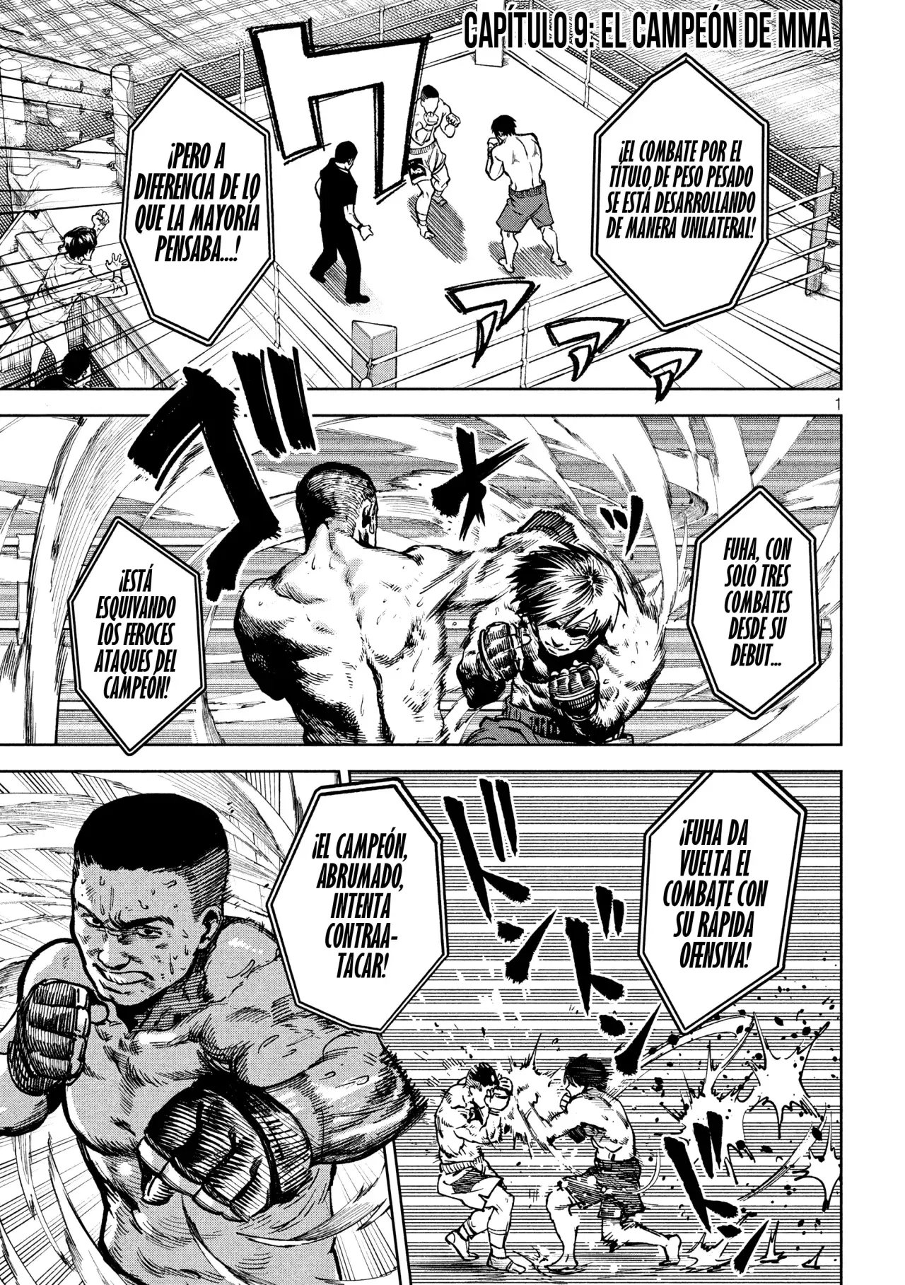 Bouryoku Banzai Capitulo 9: El campeón de MMA página 4