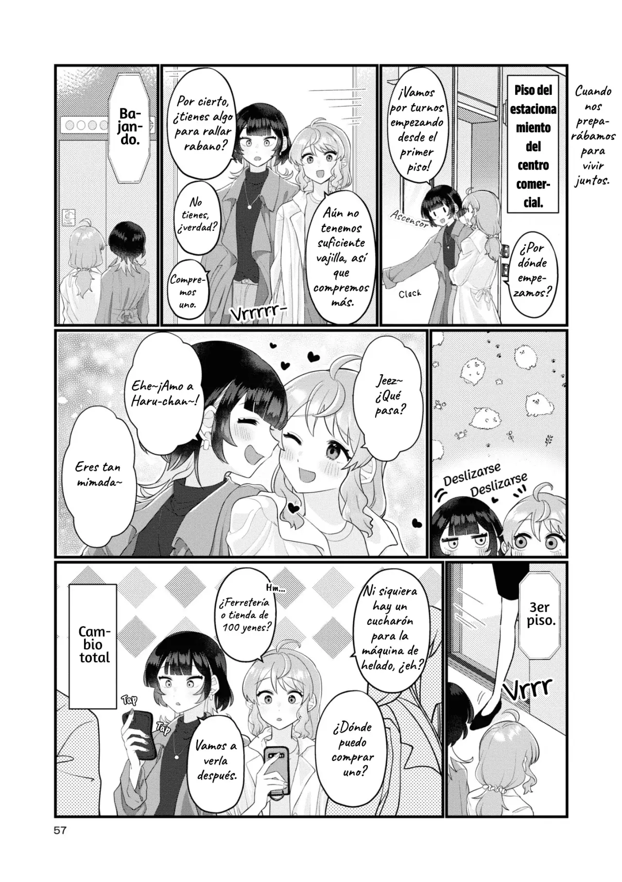 Koharu to Minato: Watashi no Partner wa Onna no Ko Capitulo 5.5 página 2