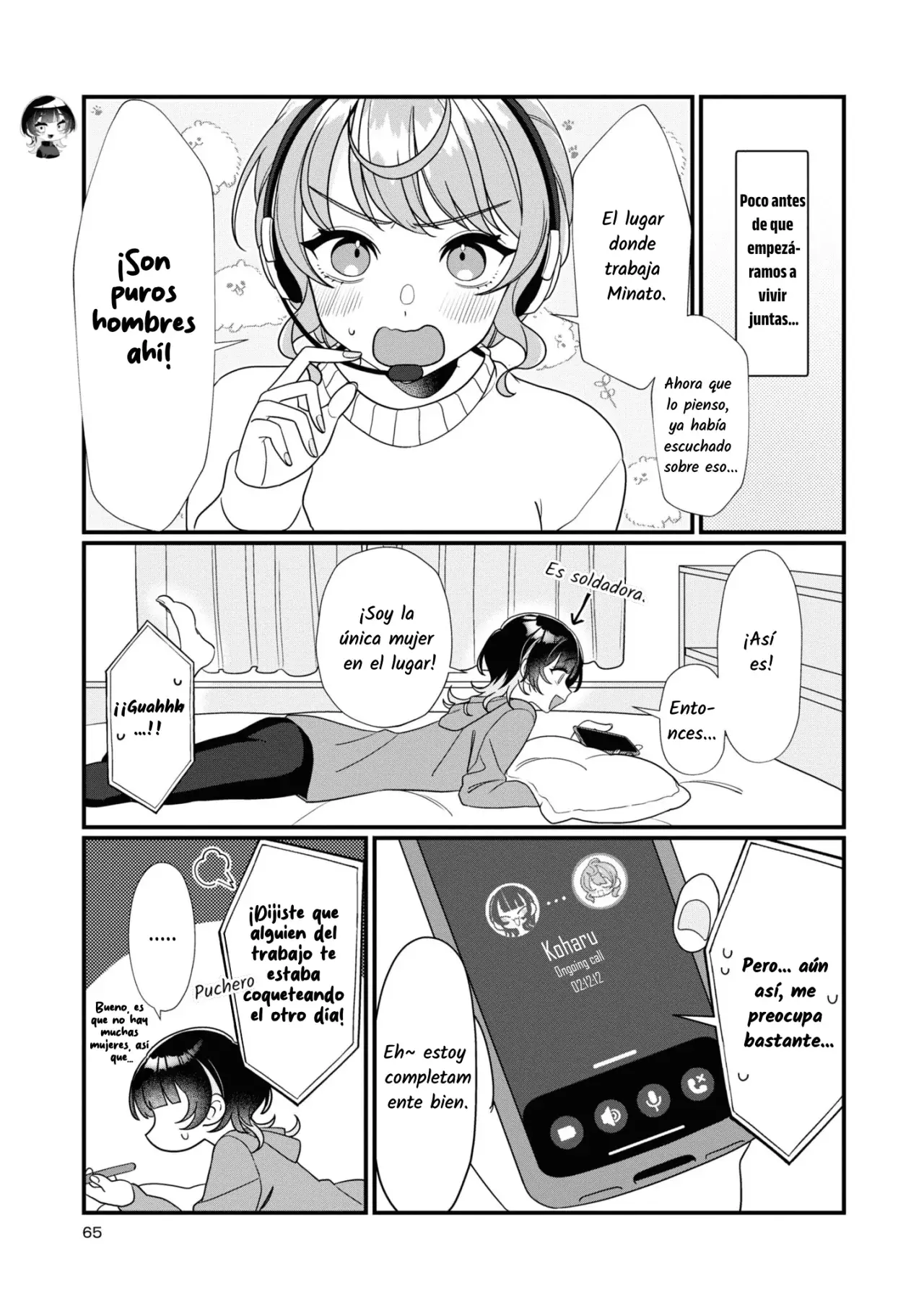 Koharu to Minato: Watashi no Partner wa Onna no Ko Capitulo 6 página 6
