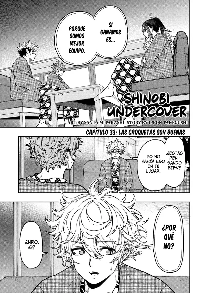 Shinobi Undecover Capitulo 33: Las Croquetas son Buenas página 2