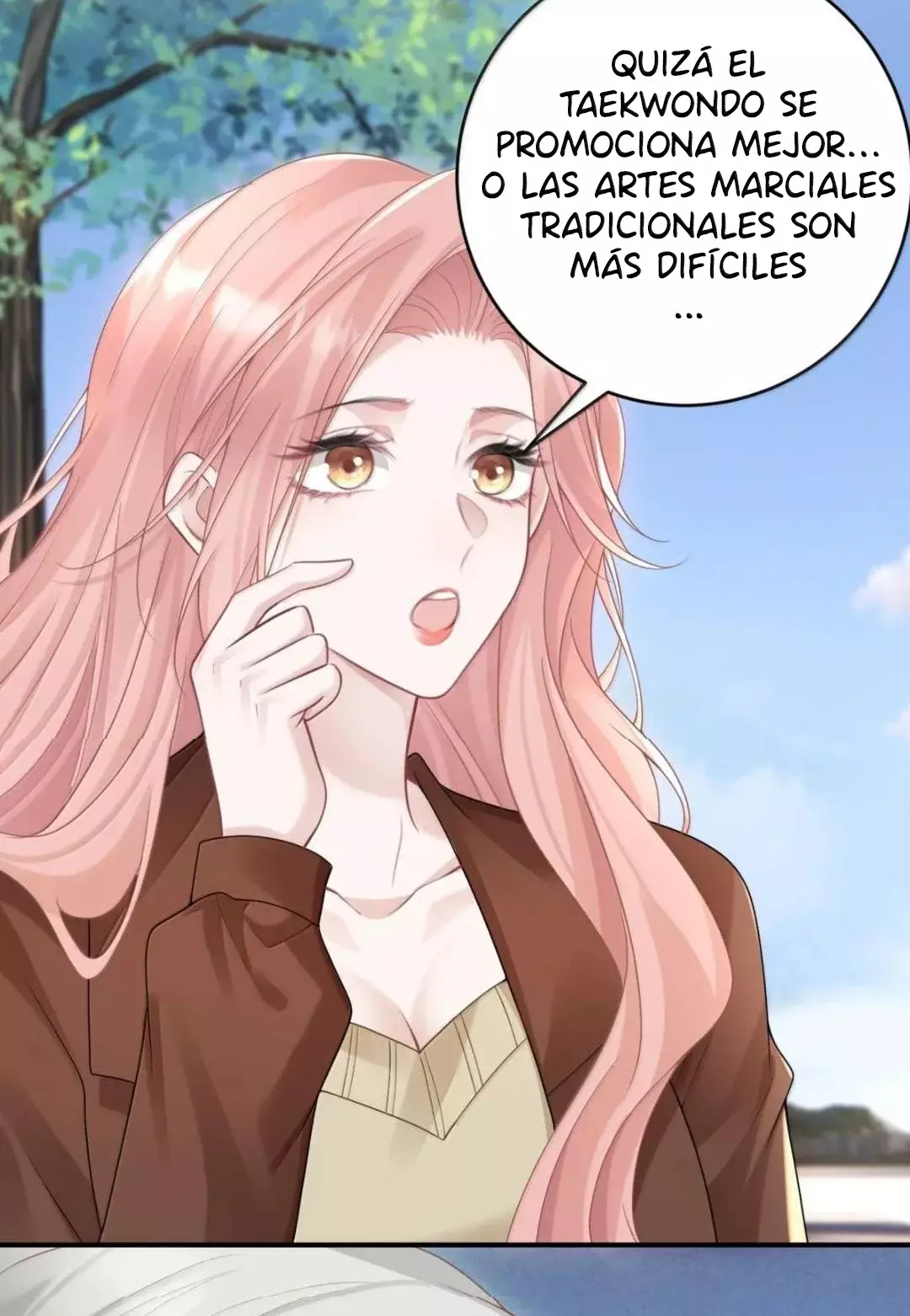 Ella parece estar coqueteando conmigo. Capitulo 100 página 17