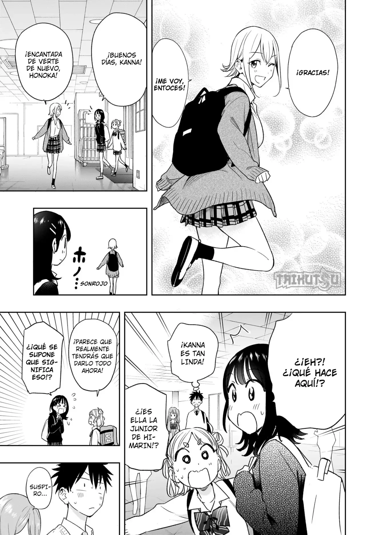 Hima-Ten! Capitulo 16: Kanna, la estudiante transferida. página 12