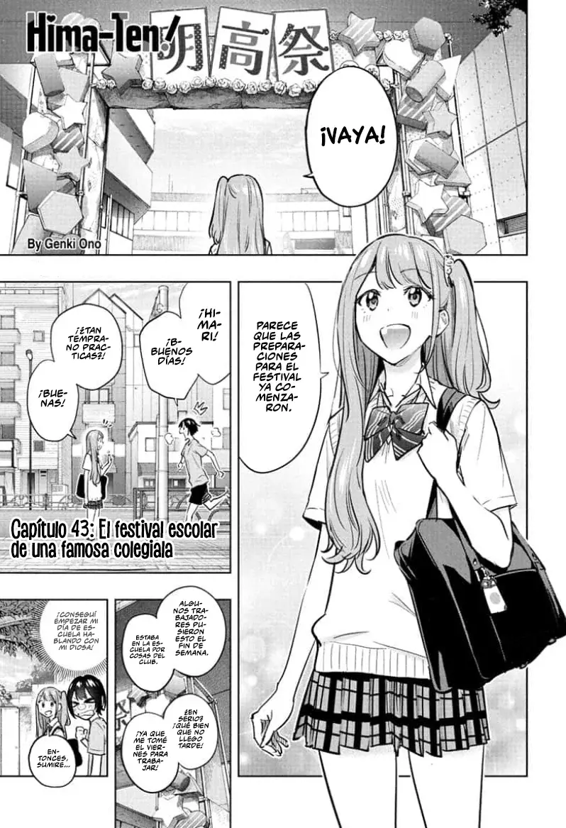 Hima-Ten! Capitulo 43: El festival escolar de una famosa colegiala. página 2