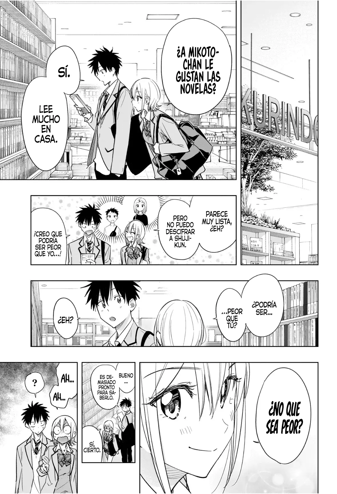 Hima-Ten! Capitulo 56: Paseo por el centro comercial con Kanna. página 9