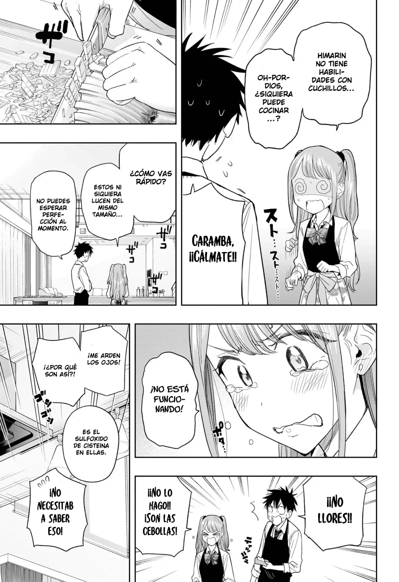 Hima-Ten! Capitulo 6: Lección de cocina página 8