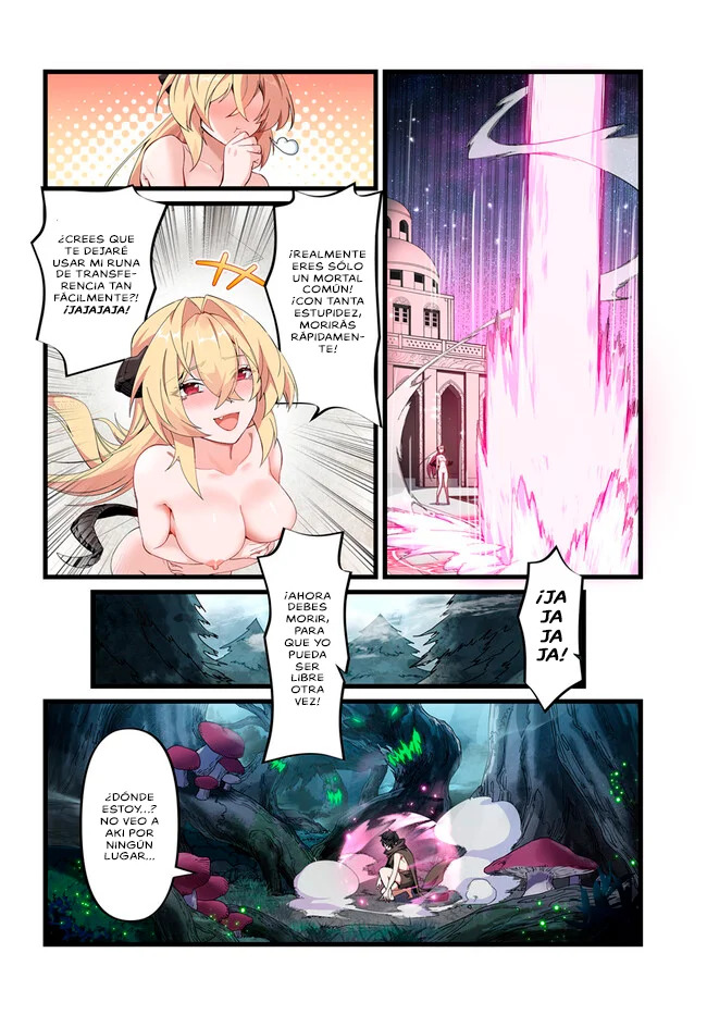 Jashinkankin Harem de Isekai seifuku! Capitulo 1: Espacio encarcelario página 40