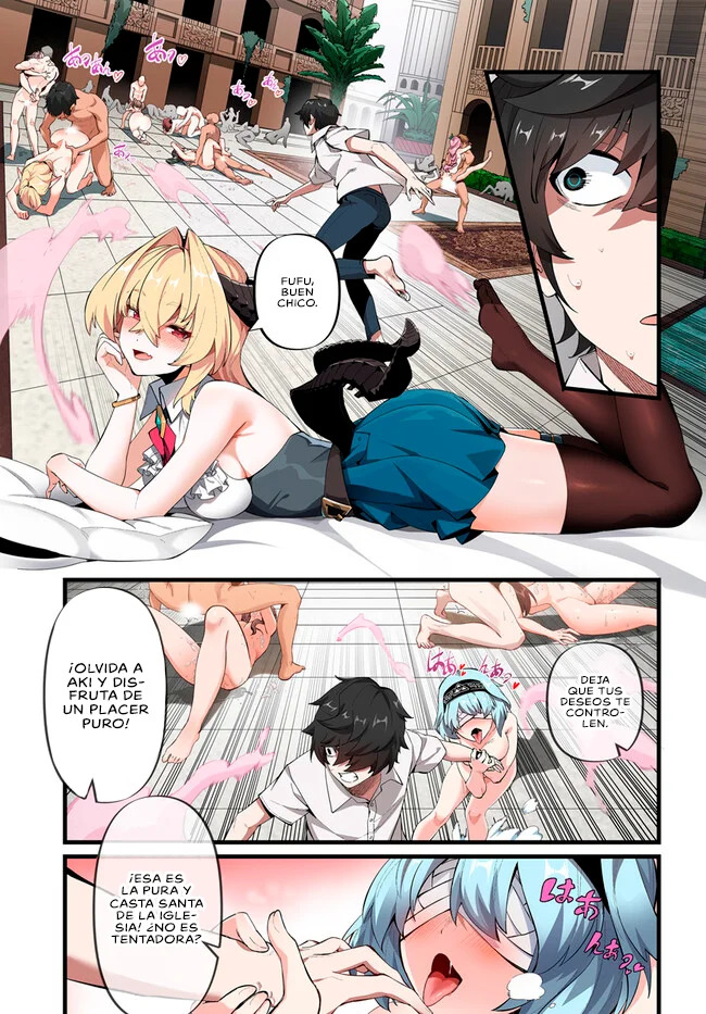 Jashinkankin Harem de Isekai seifuku! Capitulo 1: Espacio encarcelario página 7