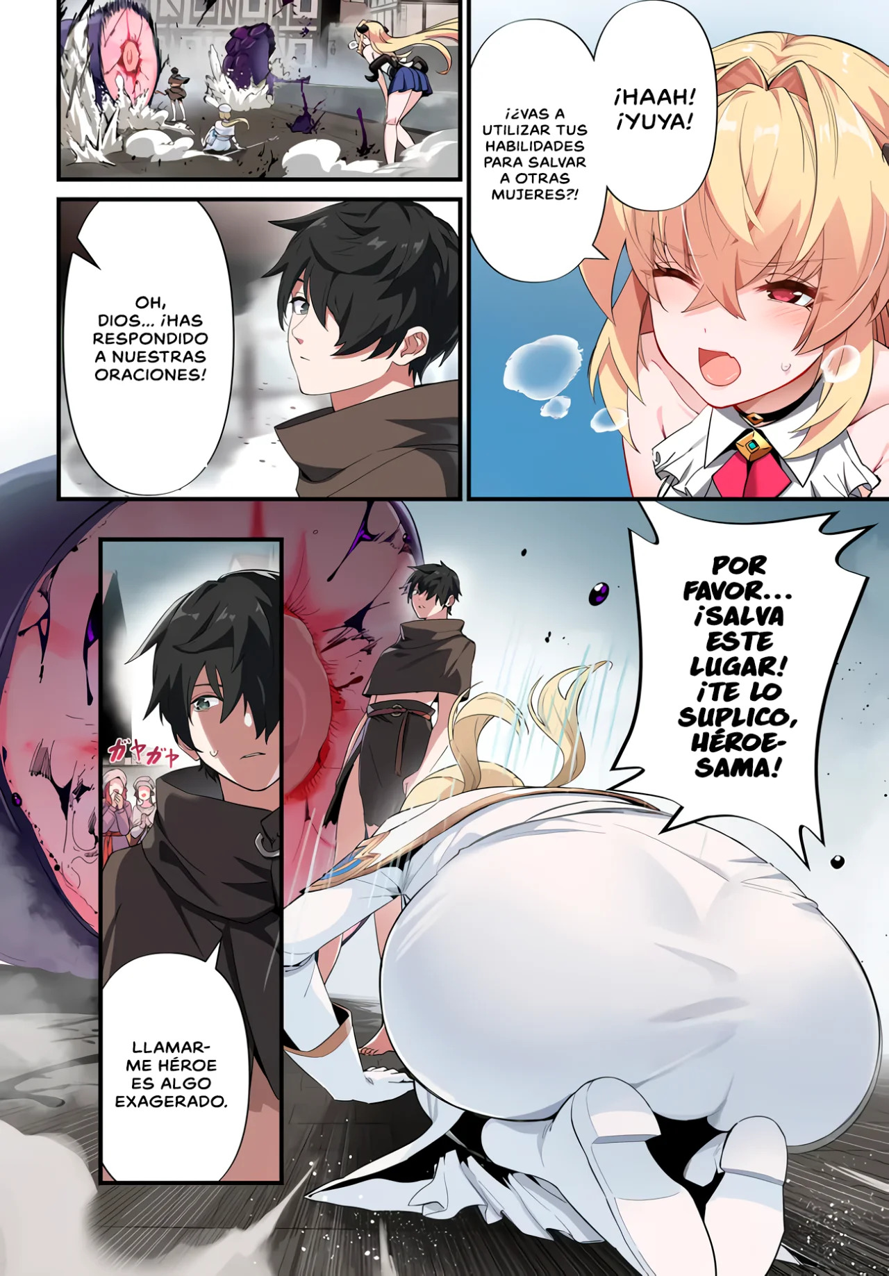 Jashinkankin Harem de Isekai seifuku! Capitulo 2.1 página 4