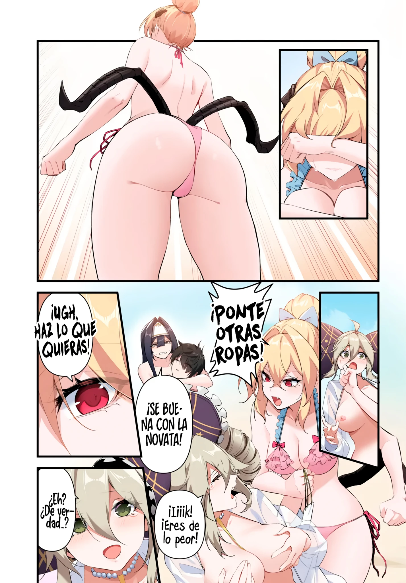 Jashinkankin Harem de Isekai seifuku! Capitulo 7.2 página 3