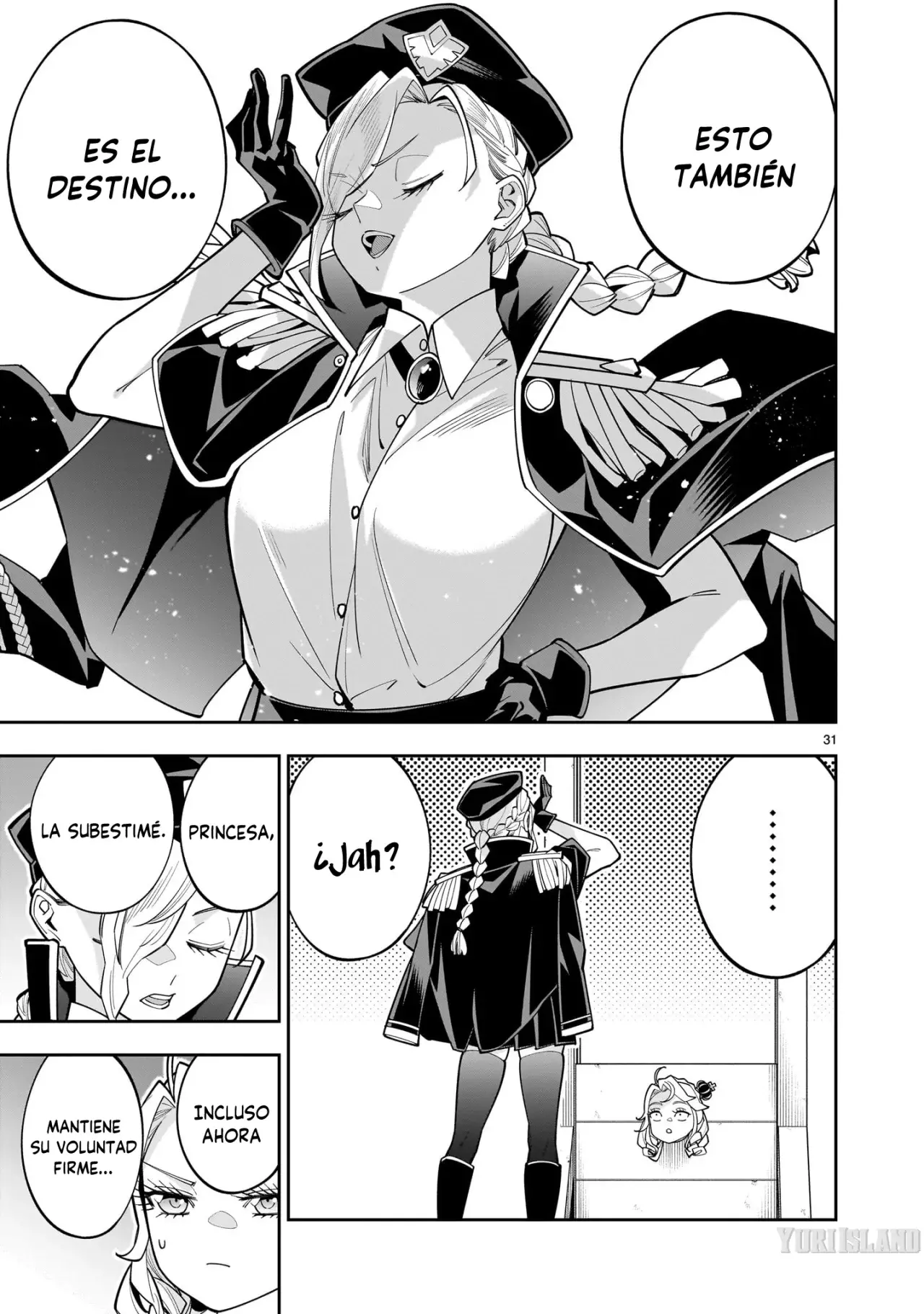 Shi ni Modori Oujo wa Ikinobiru Tameni Yuri Harem wo Tsukuru Koto ni Shita Capitulo 11 página 32