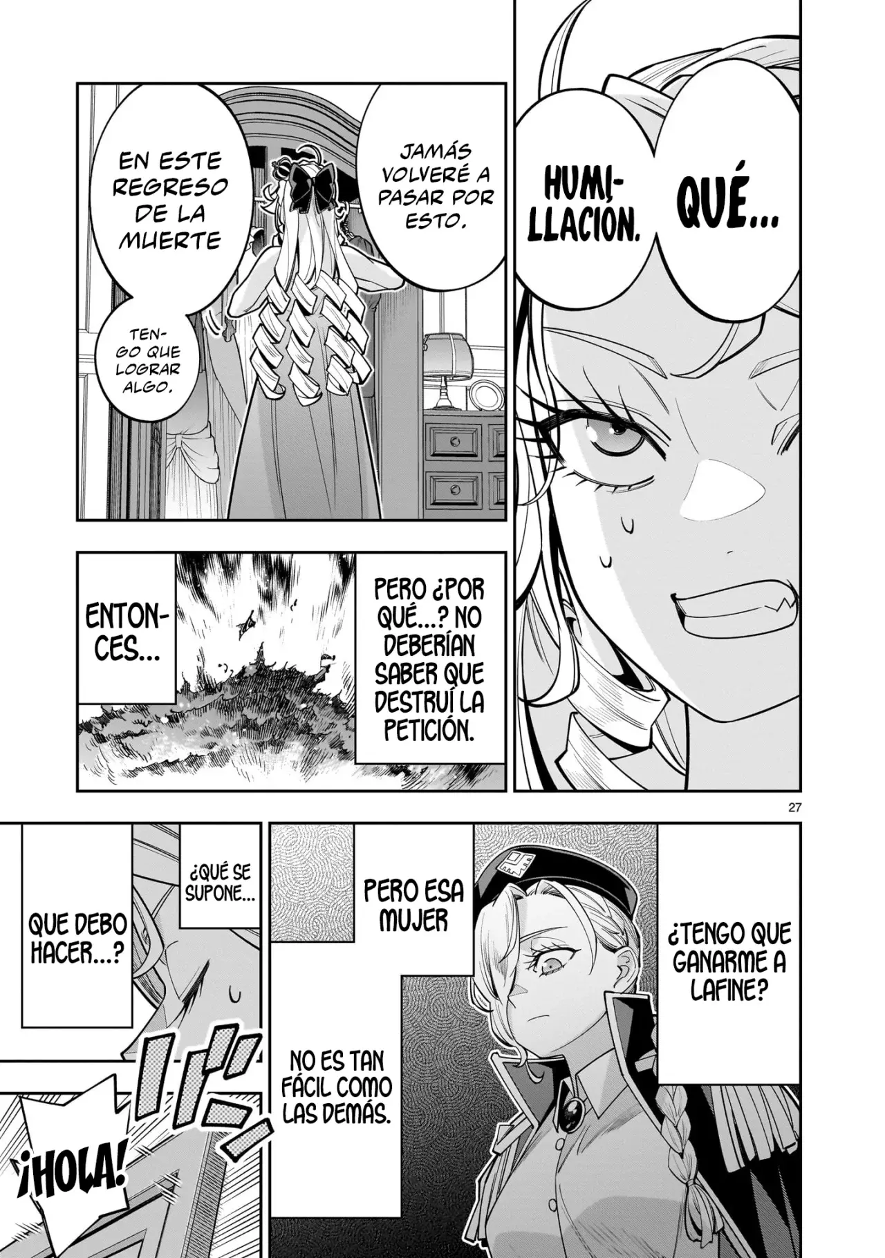 Shi ni Modori Oujo wa Ikinobiru Tameni Yuri Harem wo Tsukuru Koto ni Shita Capitulo 13 página 29