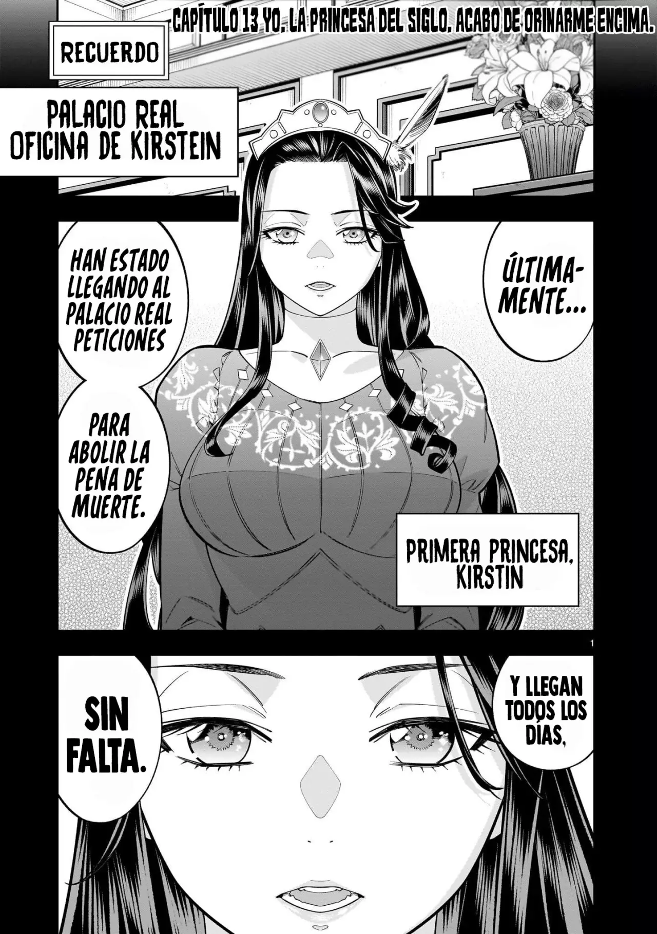 Shi ni Modori Oujo wa Ikinobiru Tameni Yuri Harem wo Tsukuru Koto ni Shita Capitulo 13 página 3