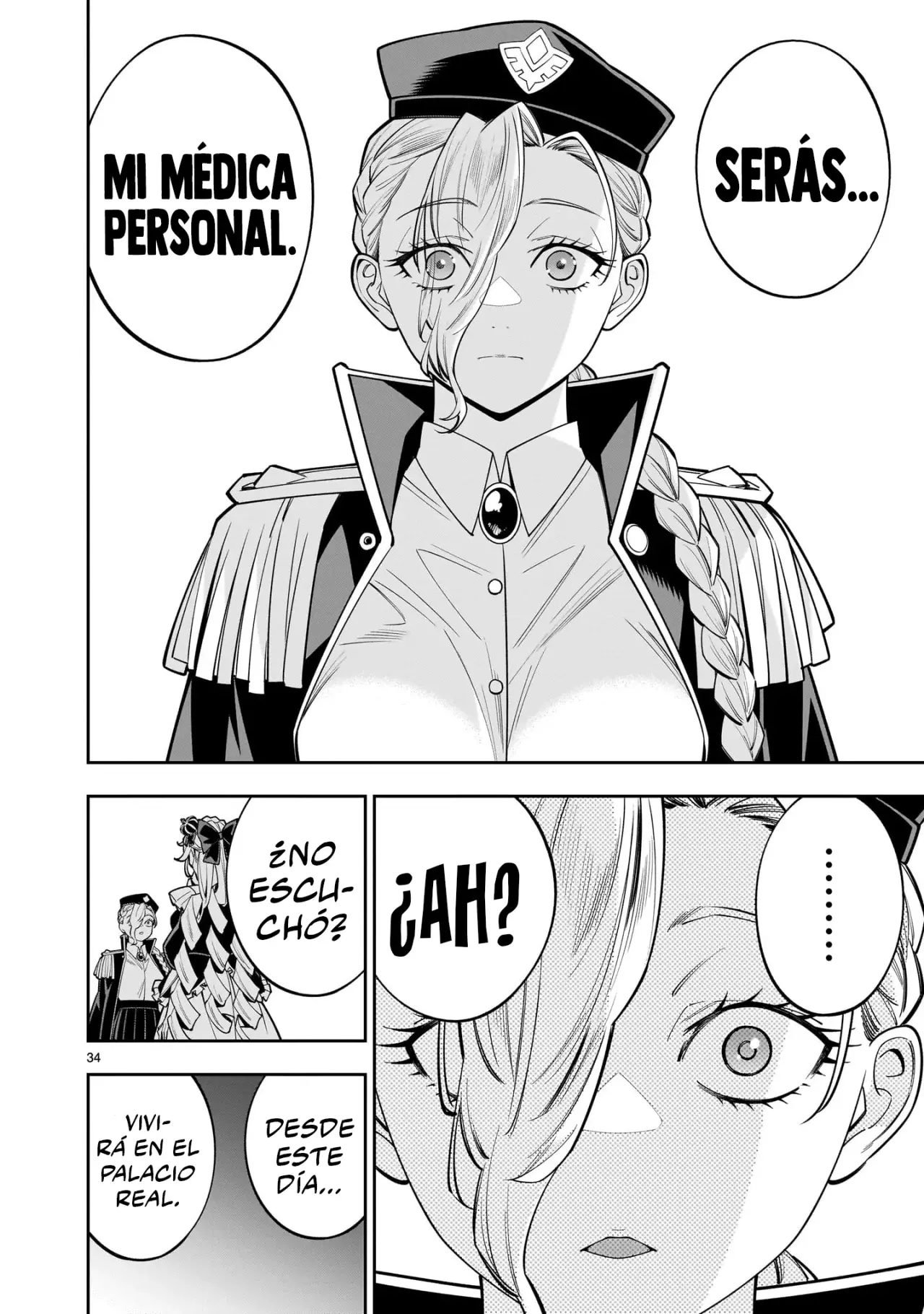 Shi ni Modori Oujo wa Ikinobiru Tameni Yuri Harem wo Tsukuru Koto ni Shita Capitulo 13 página 36