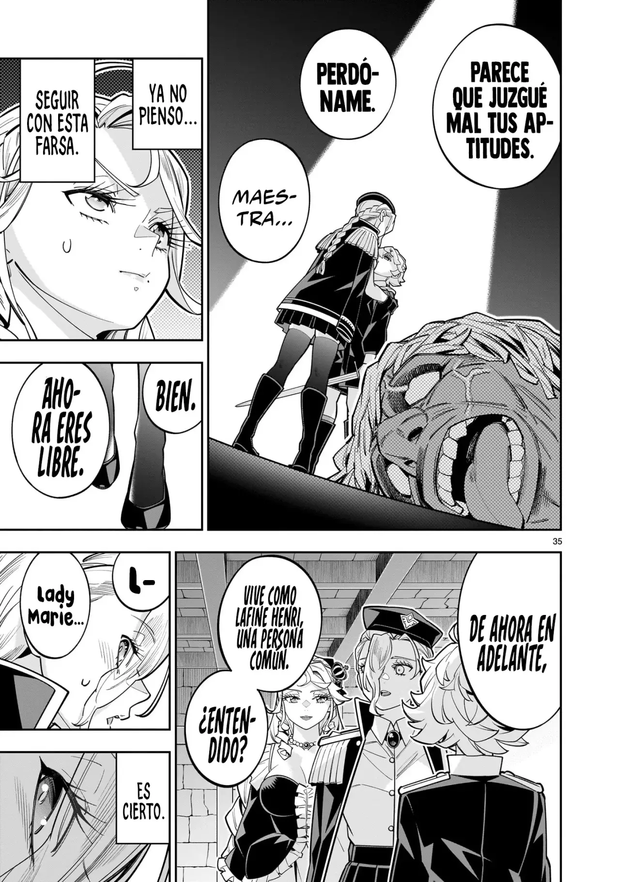 Shi ni Modori Oujo wa Ikinobiru Tameni Yuri Harem wo Tsukuru Koto ni Shita Capitulo 15 página 36