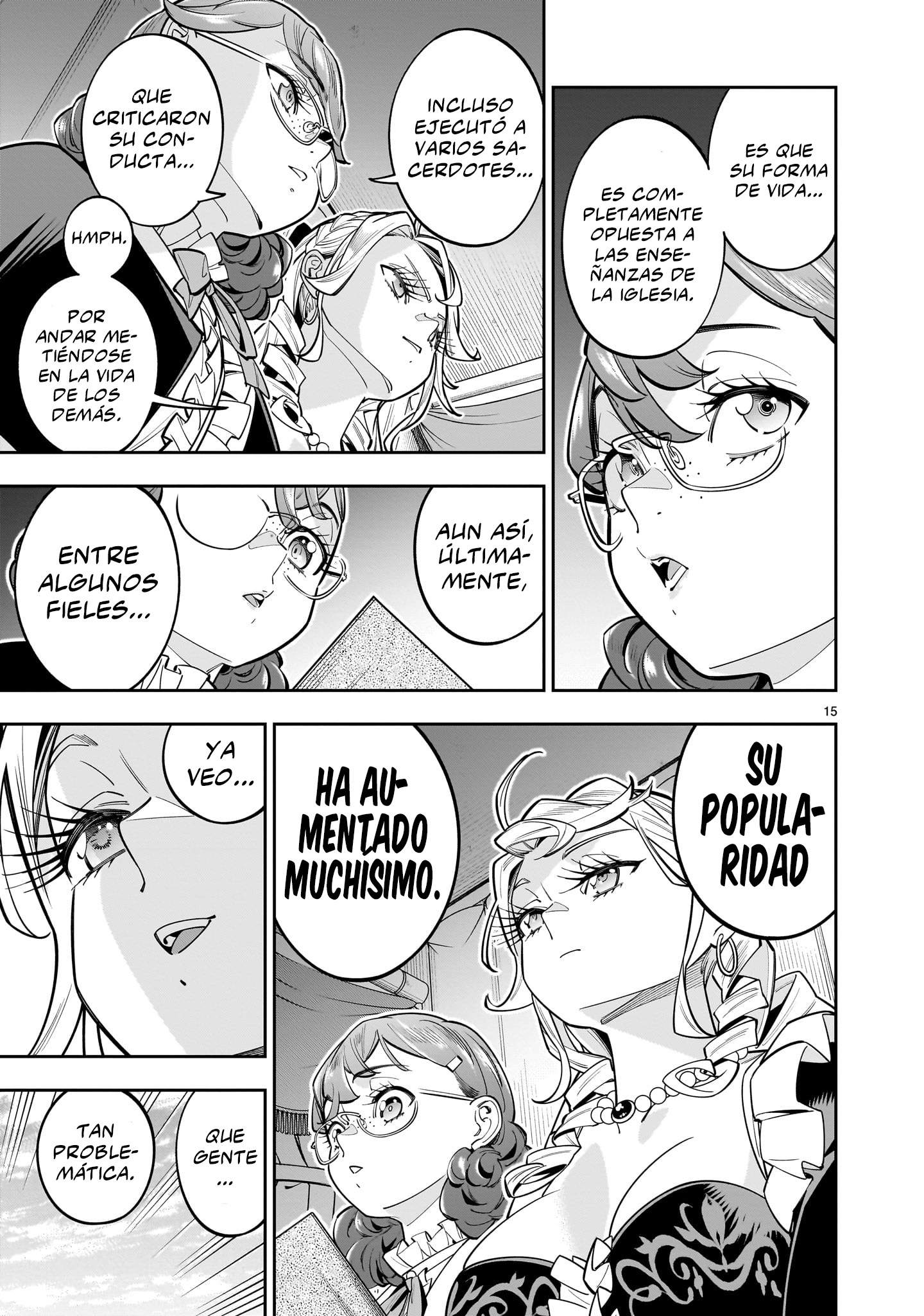 Shi ni Modori Oujo wa Ikinobiru Tameni Yuri Harem wo Tsukuru Koto ni Shita Capitulo 16 página 17