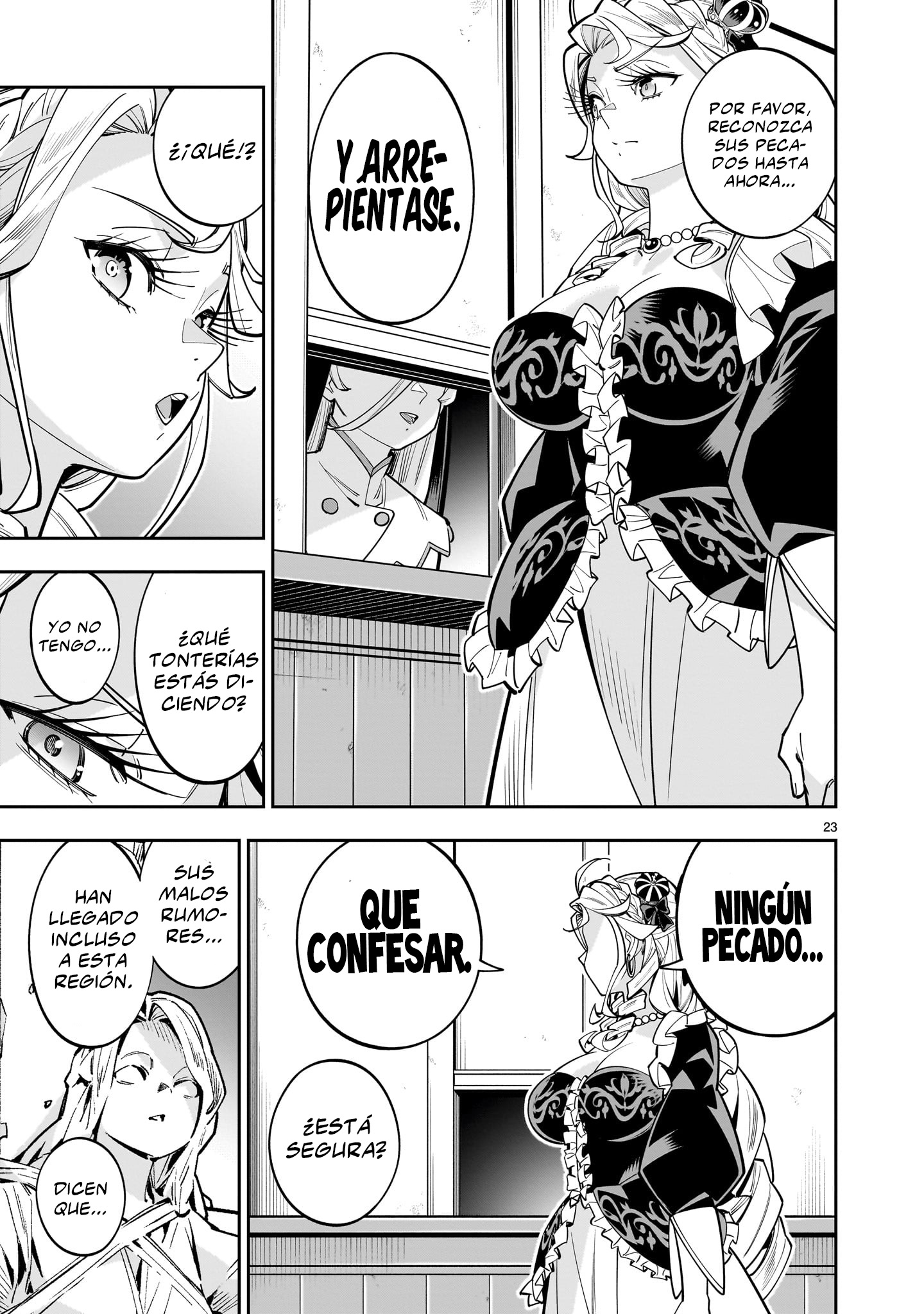 Shi ni Modori Oujo wa Ikinobiru Tameni Yuri Harem wo Tsukuru Koto ni Shita Capitulo 16 página 25