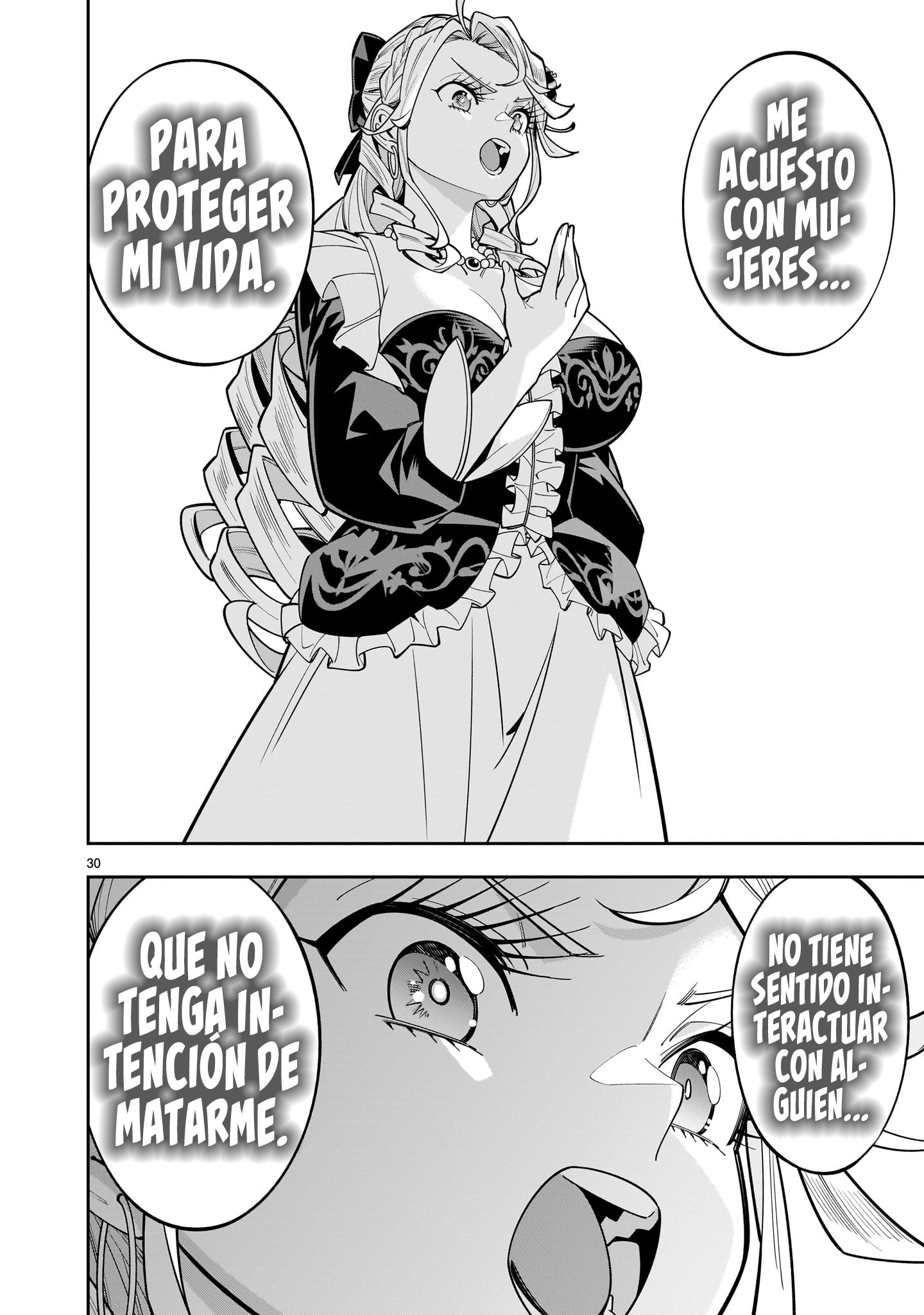 Shi ni Modori Oujo wa Ikinobiru Tameni Yuri Harem wo Tsukuru Koto ni Shita Capitulo 16 página 31
