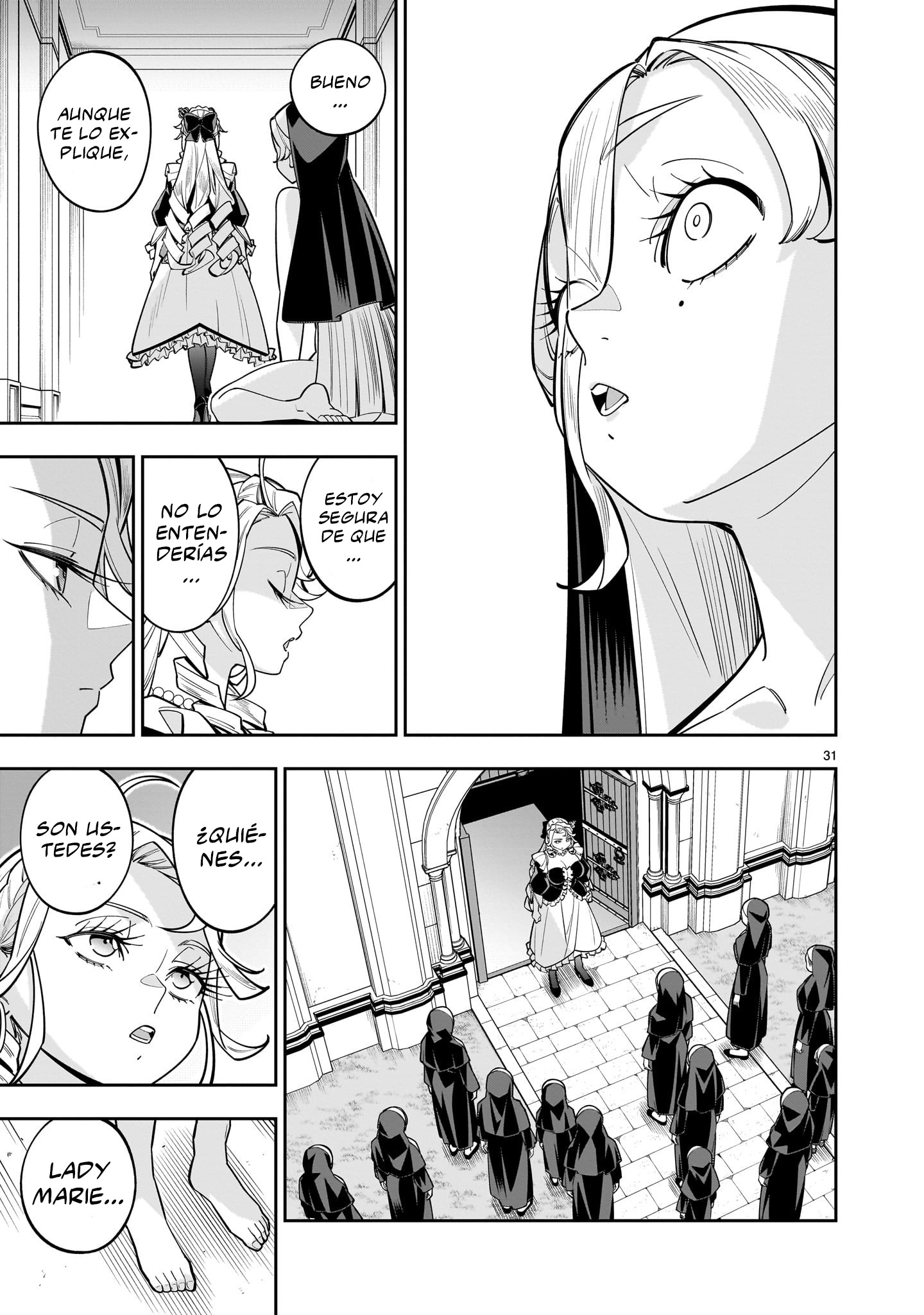 Shi ni Modori Oujo wa Ikinobiru Tameni Yuri Harem wo Tsukuru Koto ni Shita Capitulo 16 página 32