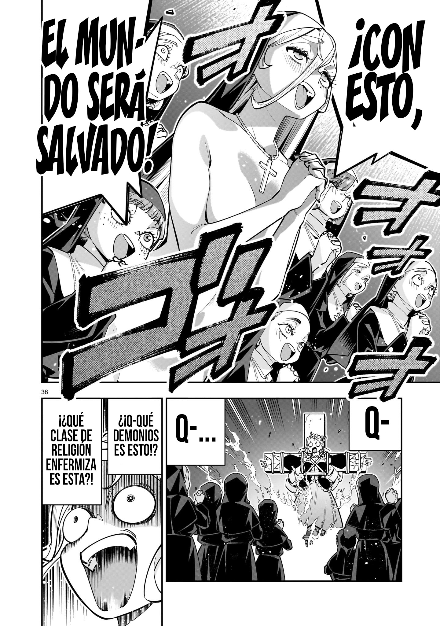 Shi ni Modori Oujo wa Ikinobiru Tameni Yuri Harem wo Tsukuru Koto ni Shita Capitulo 16 página 38