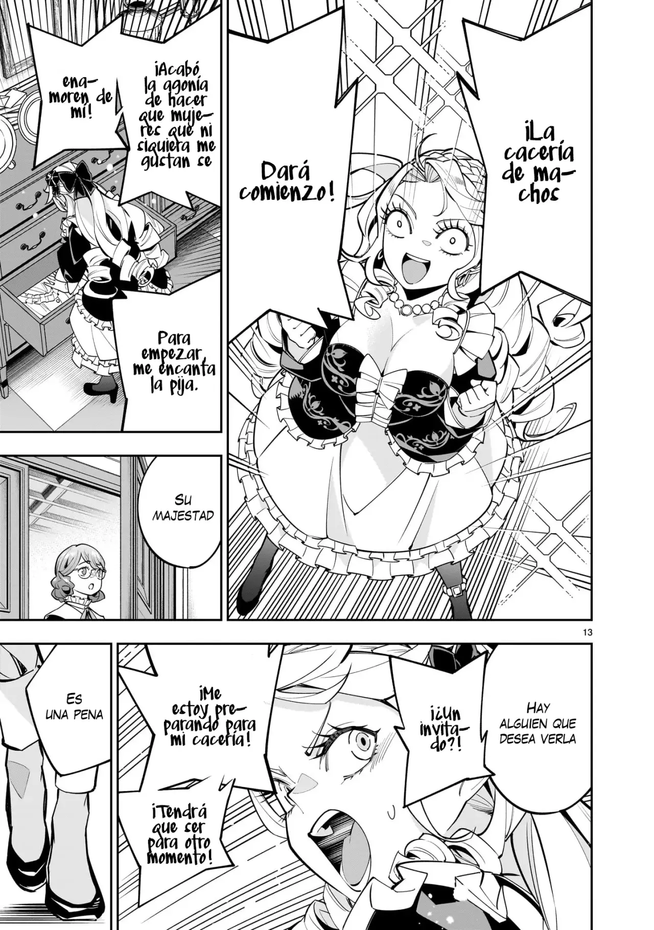 Shi ni Modori Oujo wa Ikinobiru Tameni Yuri Harem wo Tsukuru Koto ni Shita Capitulo 2: El desprecio hacia el cuerpo masculino es abrumador. página 14