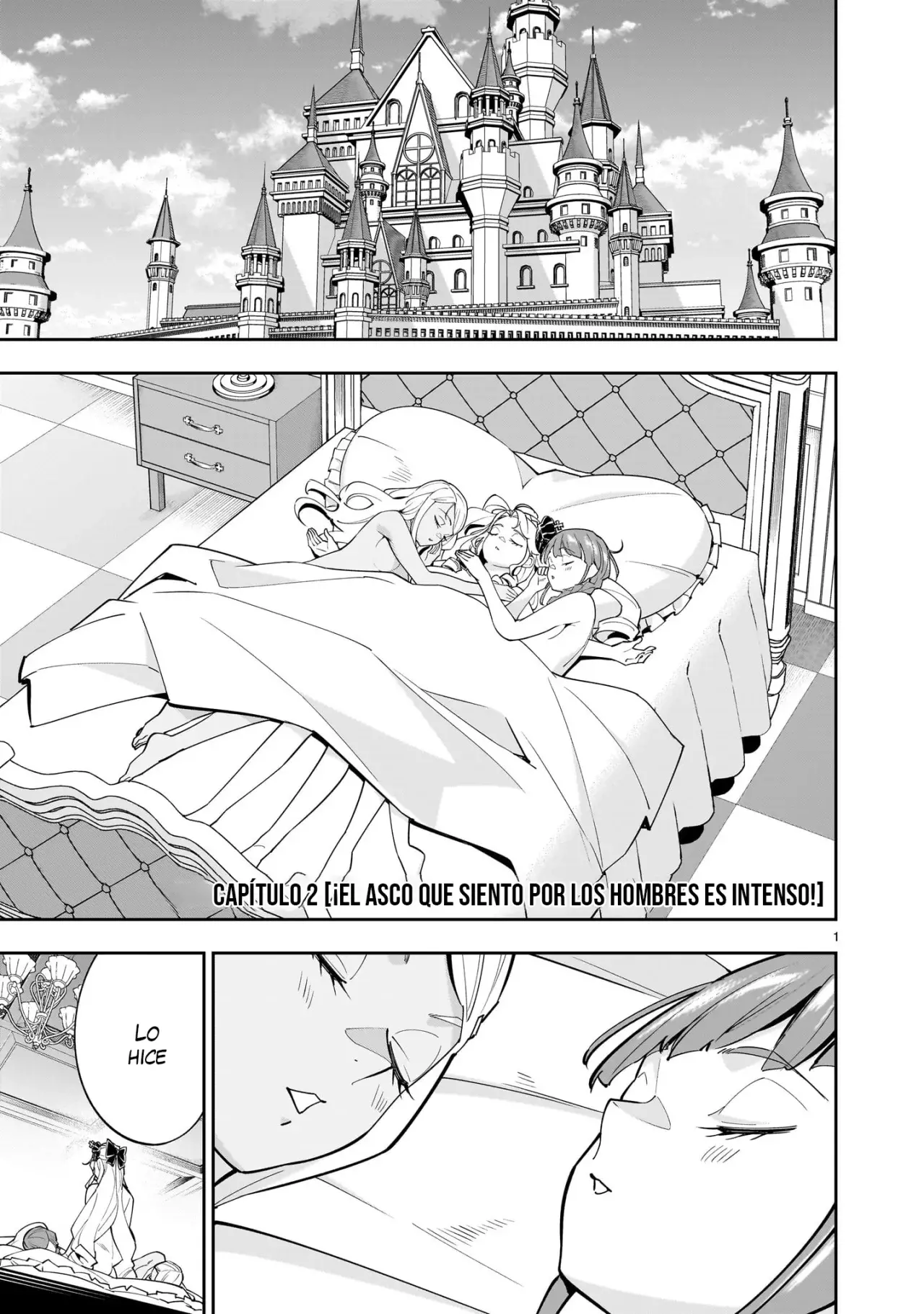 Shi ni Modori Oujo wa Ikinobiru Tameni Yuri Harem wo Tsukuru Koto ni Shita Capitulo 2: El desprecio hacia el cuerpo masculino es abrumador. página 2
