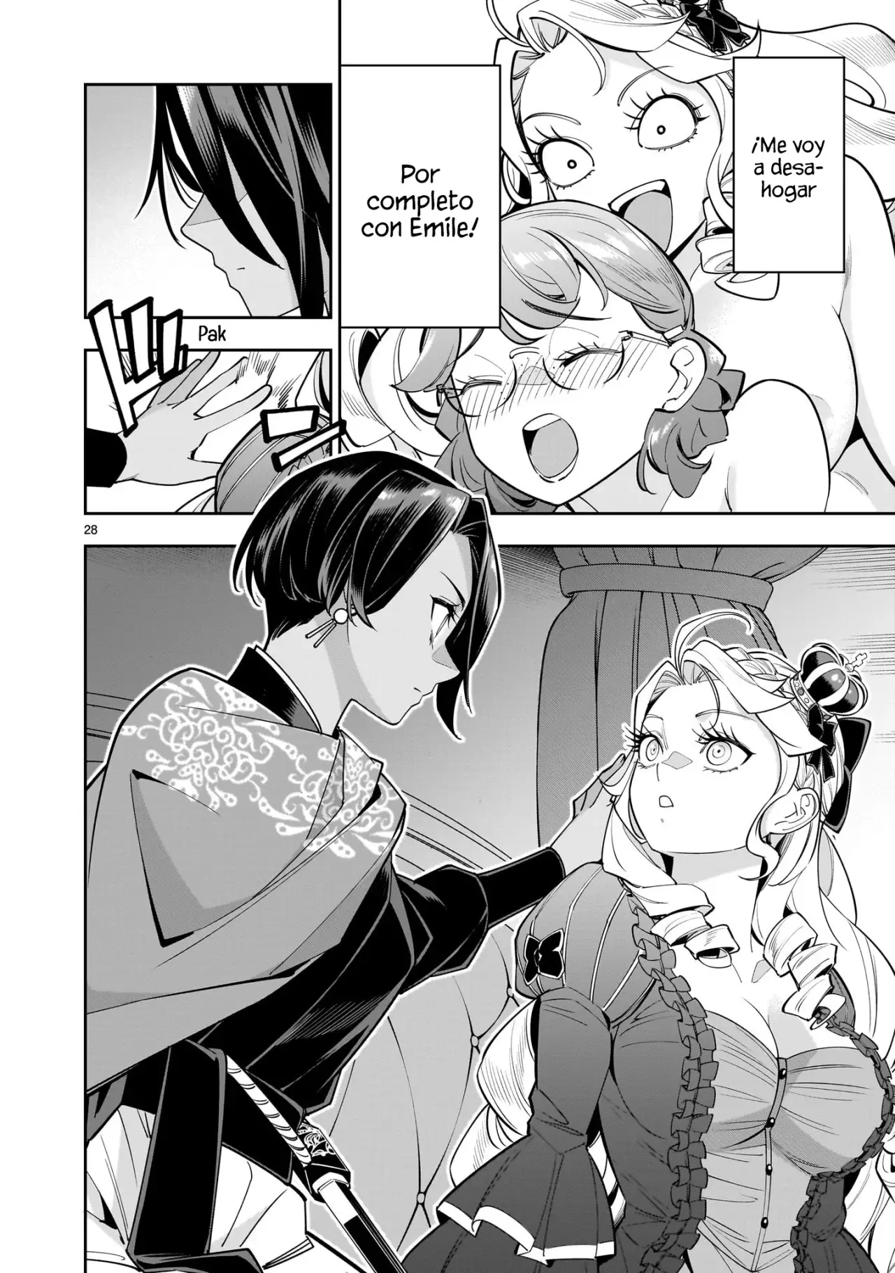 Shi ni Modori Oujo wa Ikinobiru Tameni Yuri Harem wo Tsukuru Koto ni Shita Capitulo 2: El desprecio hacia el cuerpo masculino es abrumador. página 29