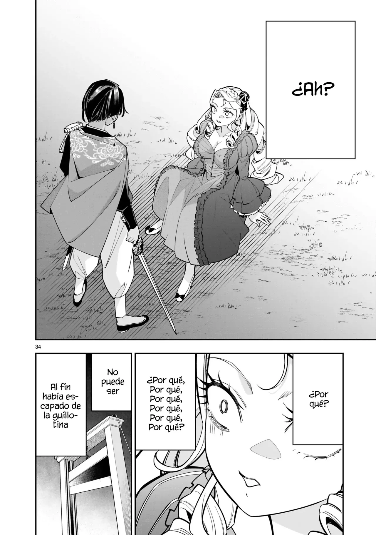 Shi ni Modori Oujo wa Ikinobiru Tameni Yuri Harem wo Tsukuru Koto ni Shita Capitulo 2: El desprecio hacia el cuerpo masculino es abrumador. página 35