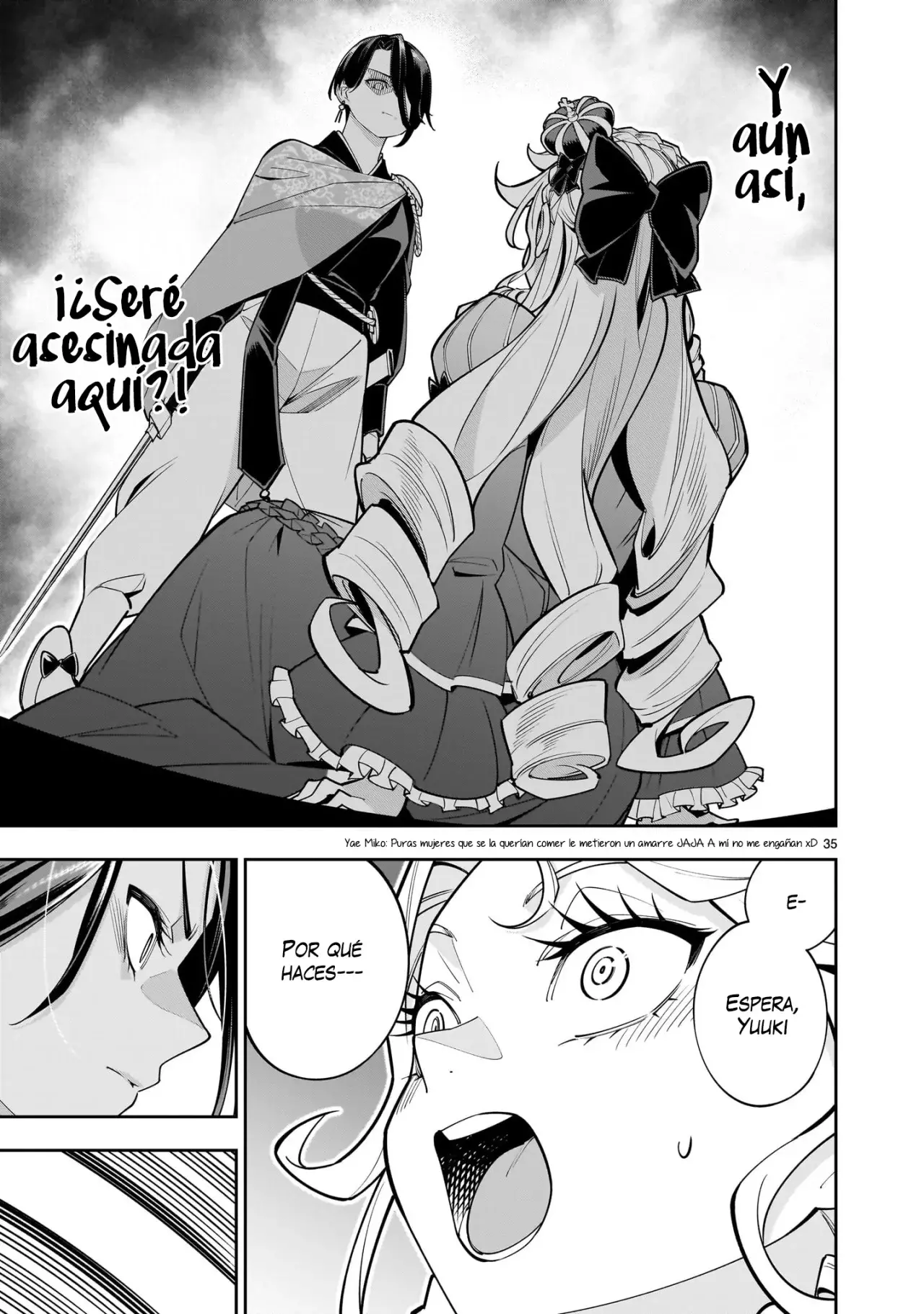 Shi ni Modori Oujo wa Ikinobiru Tameni Yuri Harem wo Tsukuru Koto ni Shita Capitulo 2: El desprecio hacia el cuerpo masculino es abrumador. página 36