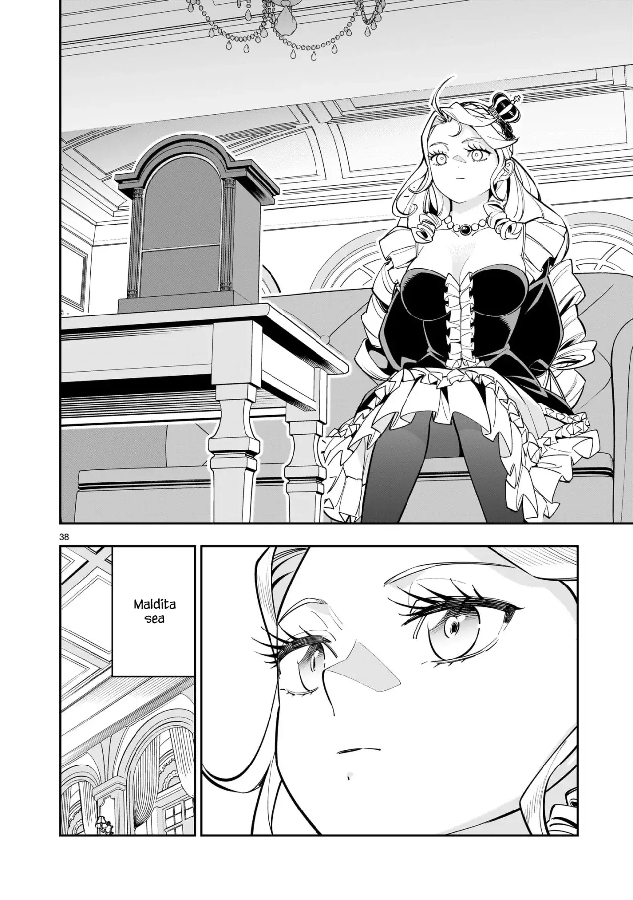 Shi ni Modori Oujo wa Ikinobiru Tameni Yuri Harem wo Tsukuru Koto ni Shita Capitulo 2: El desprecio hacia el cuerpo masculino es abrumador. página 38
