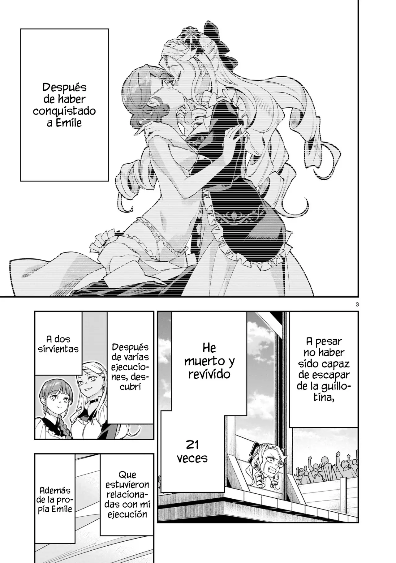 Shi ni Modori Oujo wa Ikinobiru Tameni Yuri Harem wo Tsukuru Koto ni Shita Capitulo 2: El desprecio hacia el cuerpo masculino es abrumador. página 4