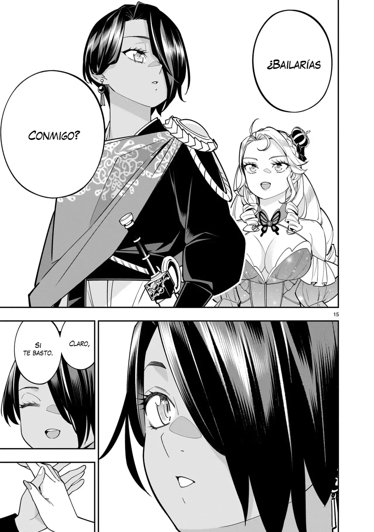 Shi ni Modori Oujo wa Ikinobiru Tameni Yuri Harem wo Tsukuru Koto ni Shita Capitulo 3: El primer movimiento totalmente femenino página 16