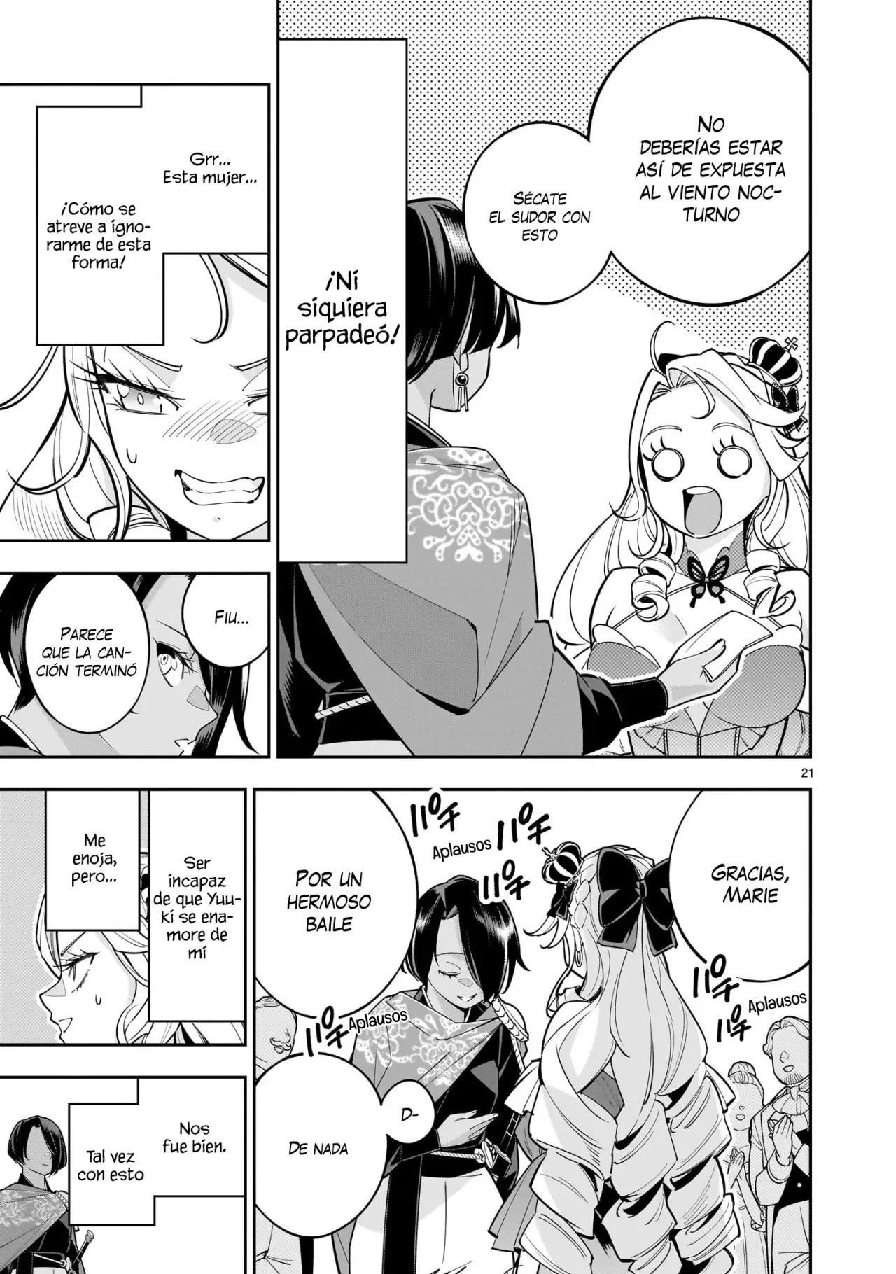 Shi ni Modori Oujo wa Ikinobiru Tameni Yuri Harem wo Tsukuru Koto ni Shita Capitulo 3: El primer movimiento totalmente femenino página 22