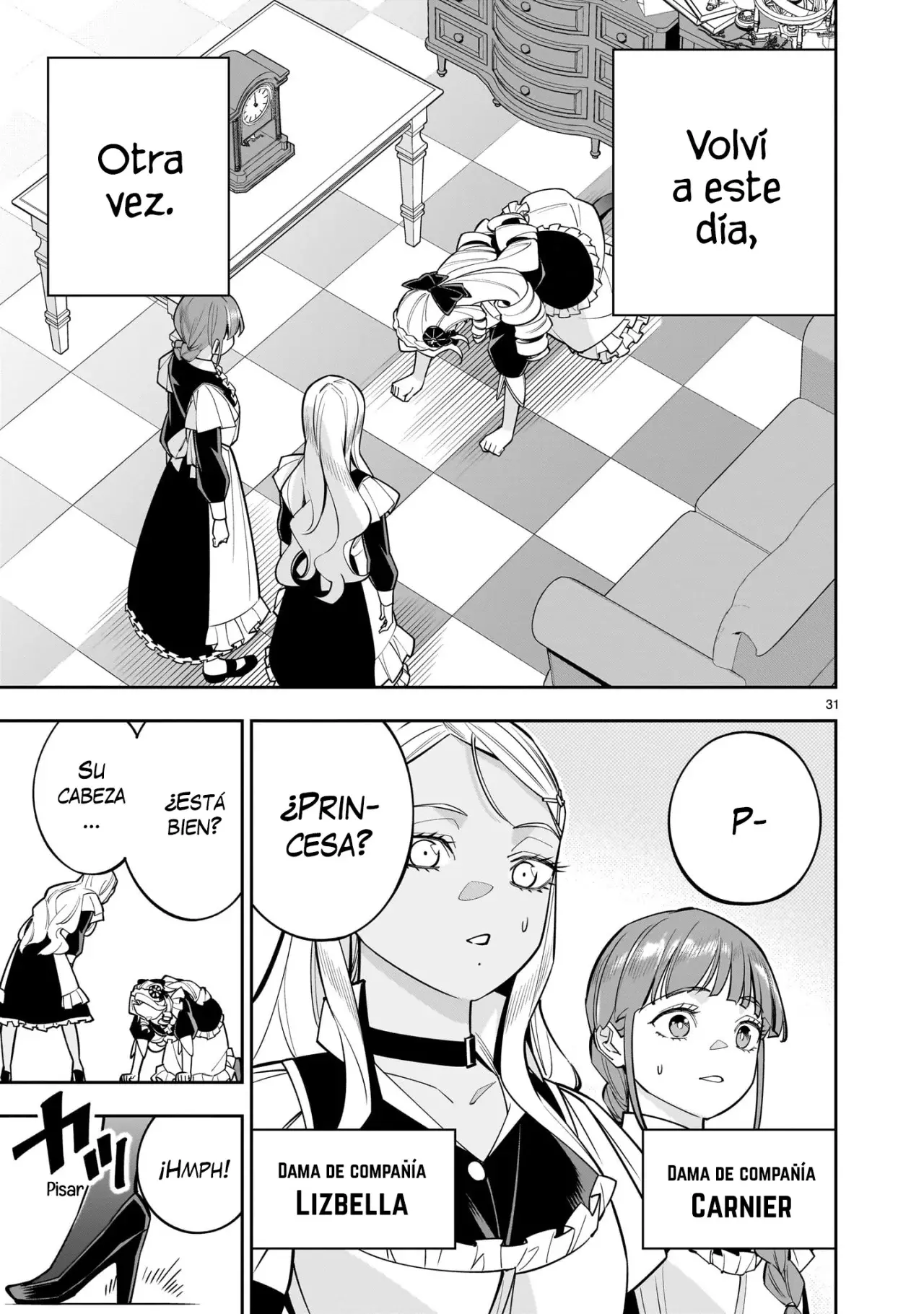 Shi ni Modori Oujo wa Ikinobiru Tameni Yuri Harem wo Tsukuru Koto ni Shita Capitulo 3: El primer movimiento totalmente femenino página 32