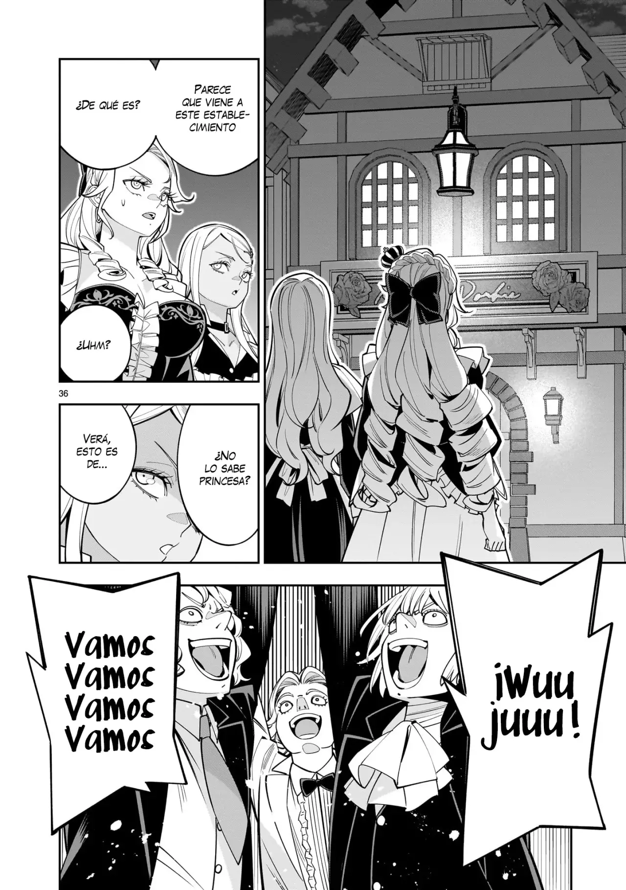 Shi ni Modori Oujo wa Ikinobiru Tameni Yuri Harem wo Tsukuru Koto ni Shita Capitulo 3: El primer movimiento totalmente femenino página 37