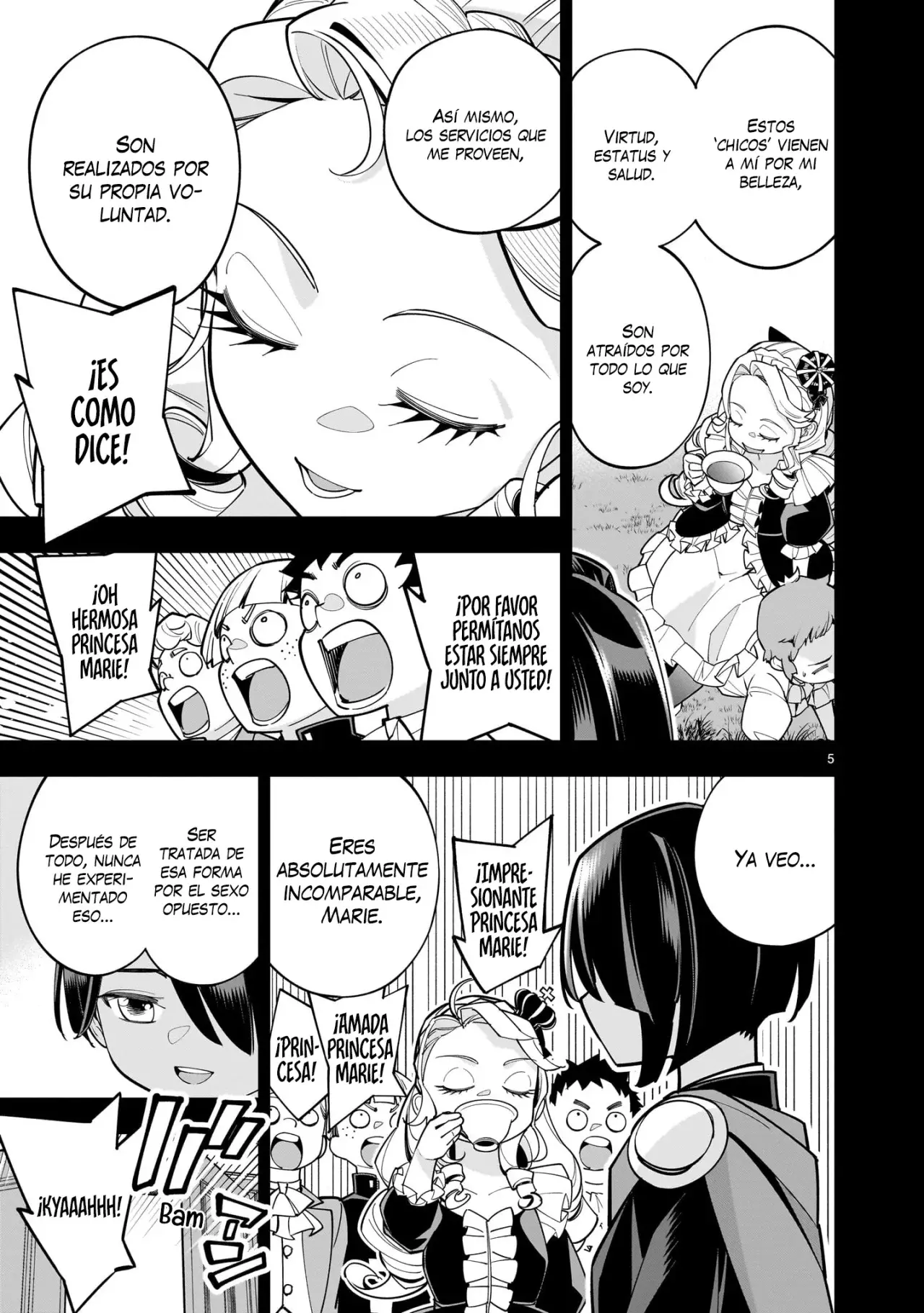 Shi ni Modori Oujo wa Ikinobiru Tameni Yuri Harem wo Tsukuru Koto ni Shita Capitulo 3: El primer movimiento totalmente femenino página 6
