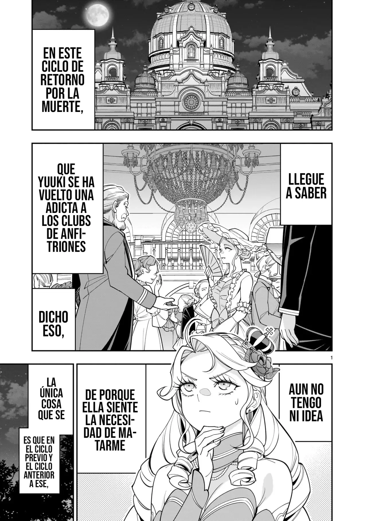 Shi ni Modori Oujo wa Ikinobiru Tameni Yuri Harem wo Tsukuru Koto ni Shita Capitulo 4 página 3