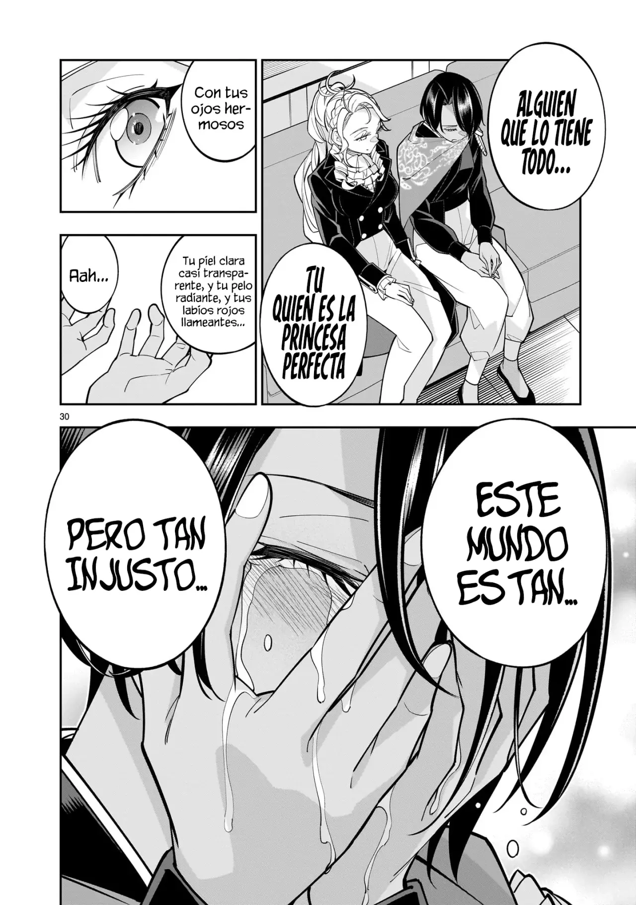 Shi ni Modori Oujo wa Ikinobiru Tameni Yuri Harem wo Tsukuru Koto ni Shita Capitulo 4 página 32