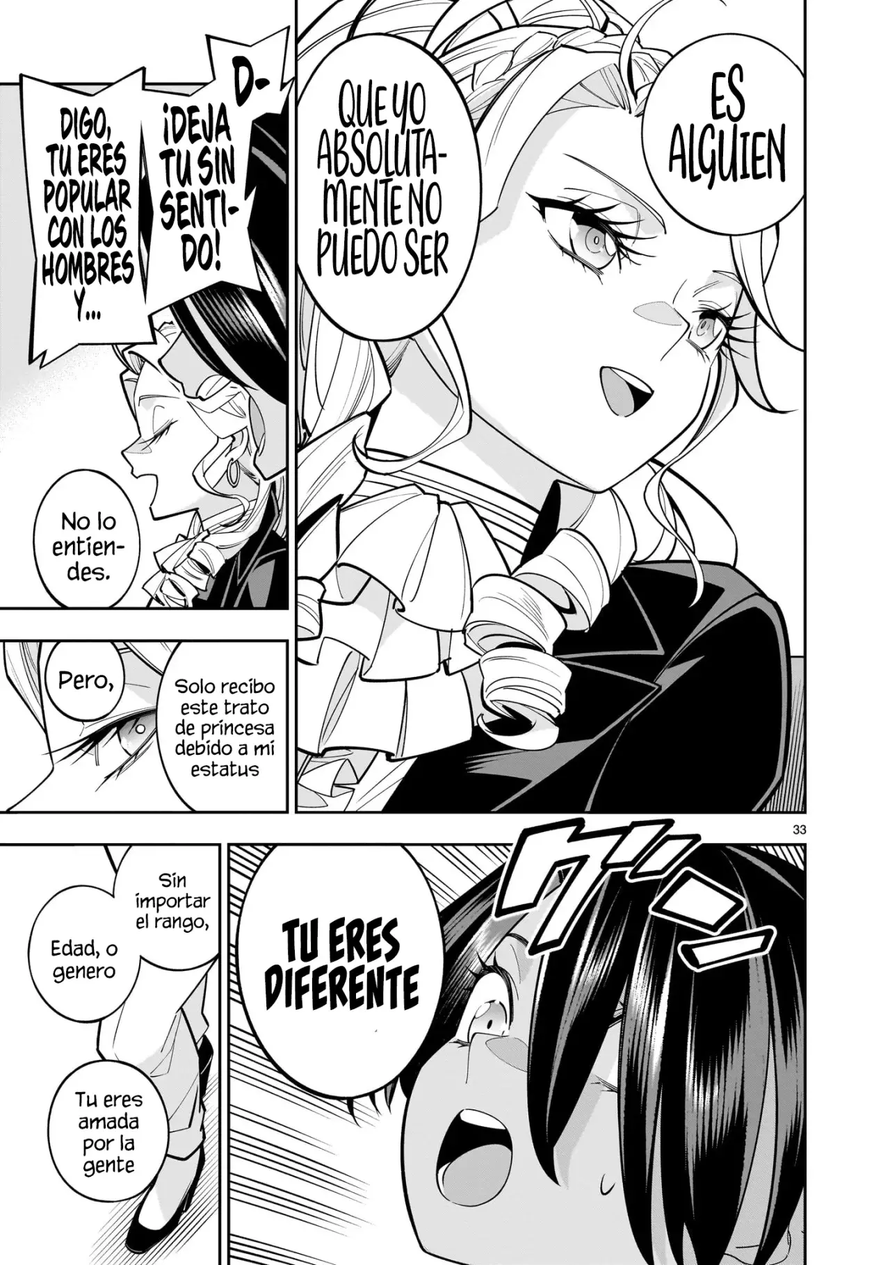Shi ni Modori Oujo wa Ikinobiru Tameni Yuri Harem wo Tsukuru Koto ni Shita Capitulo 4 página 35